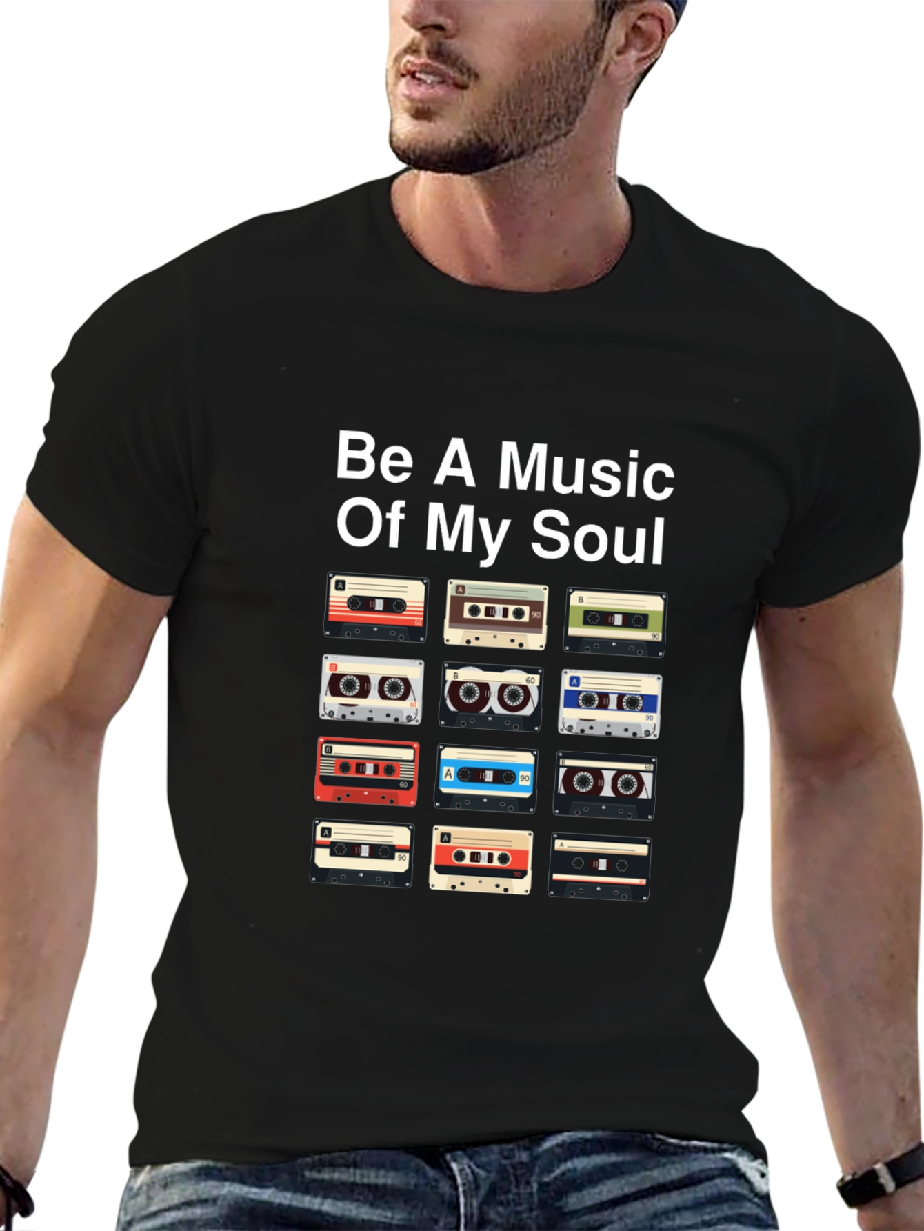 Retro Cassette Tape Music T-Shirt