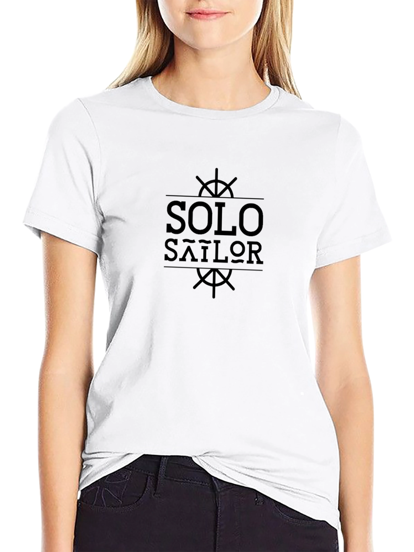 Solo Sailor Graphic Tee - Nautical Style Shirt