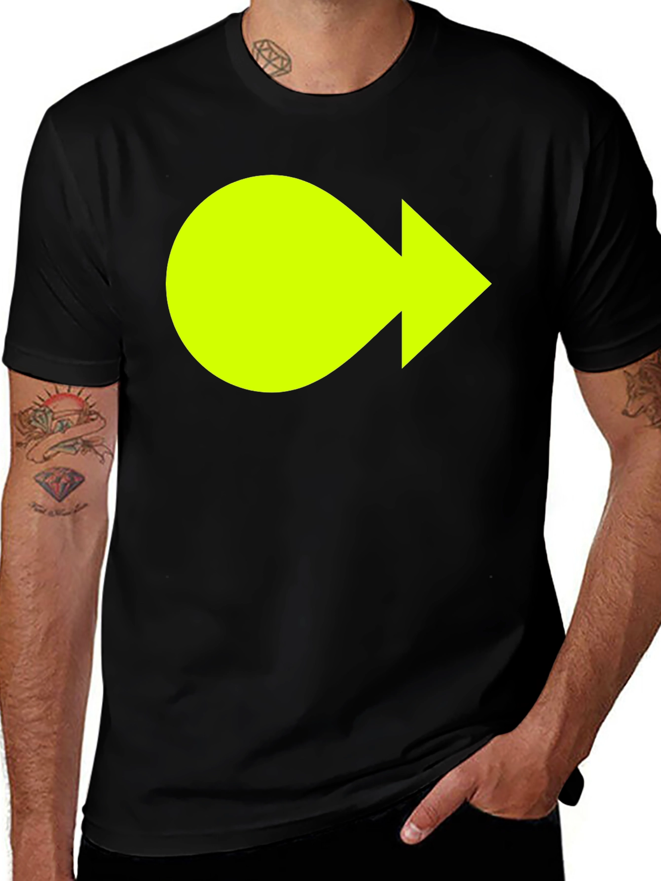 Arrow Graphic Tee - Modern Style