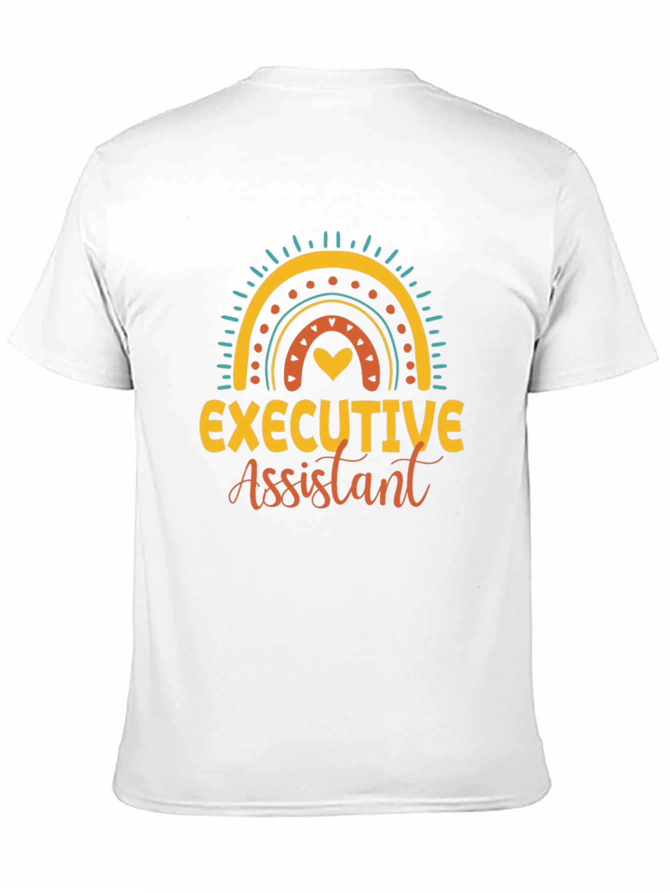 Executive Assistant Rainbow Graphic Tee