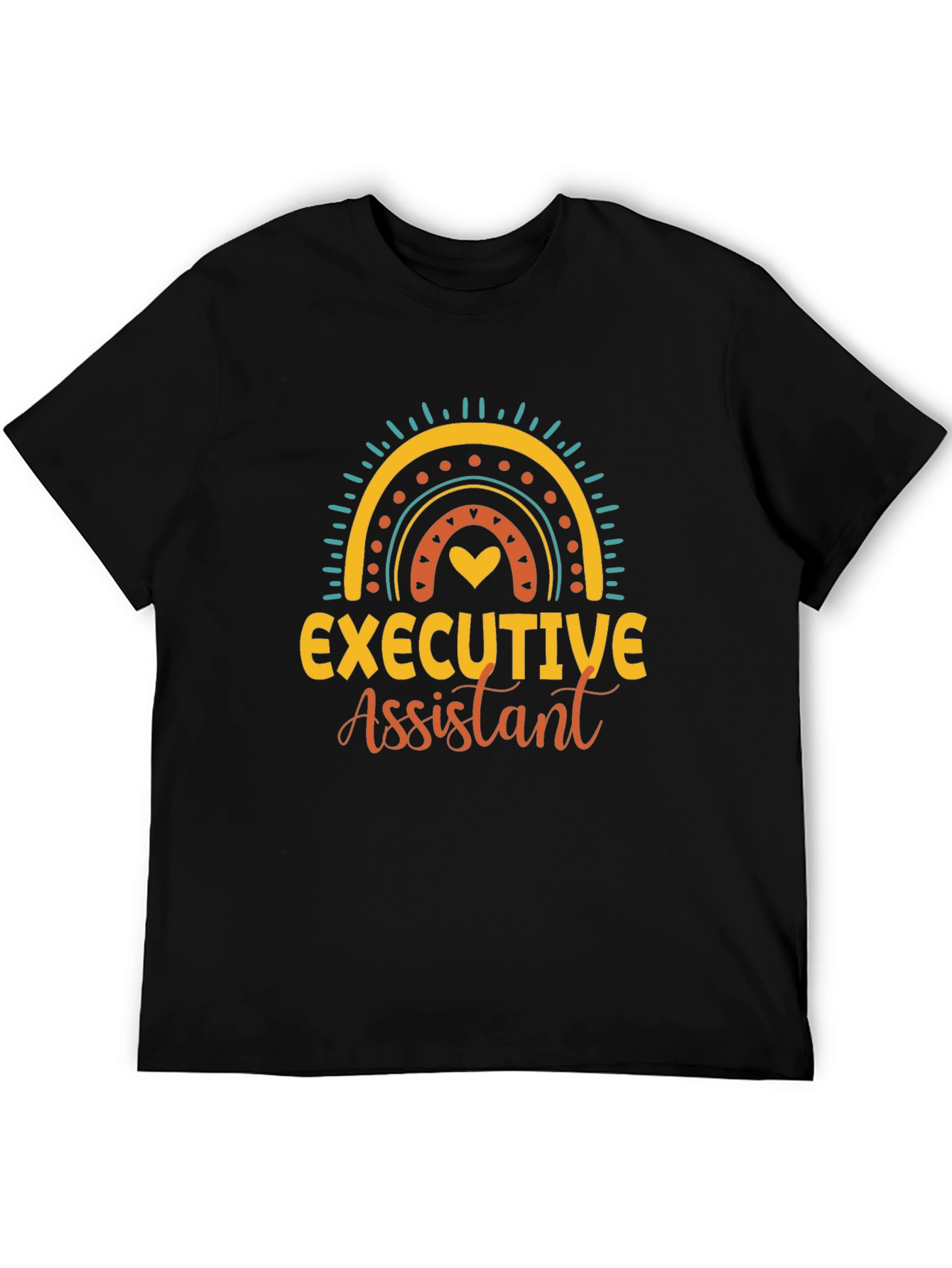 Executive Assistant Rainbow Graphic Tee
