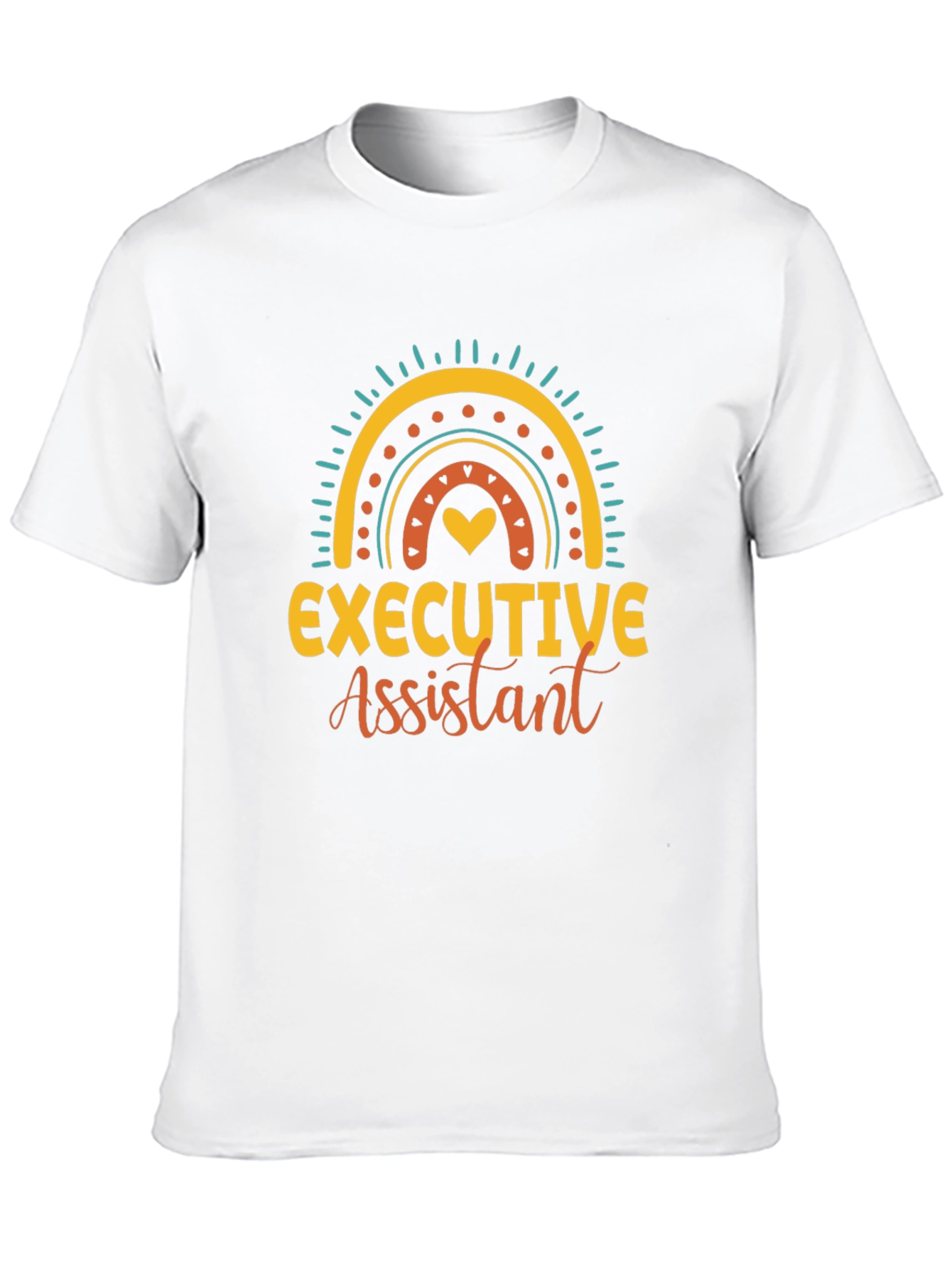 Executive Assistant Rainbow Graphic Tee