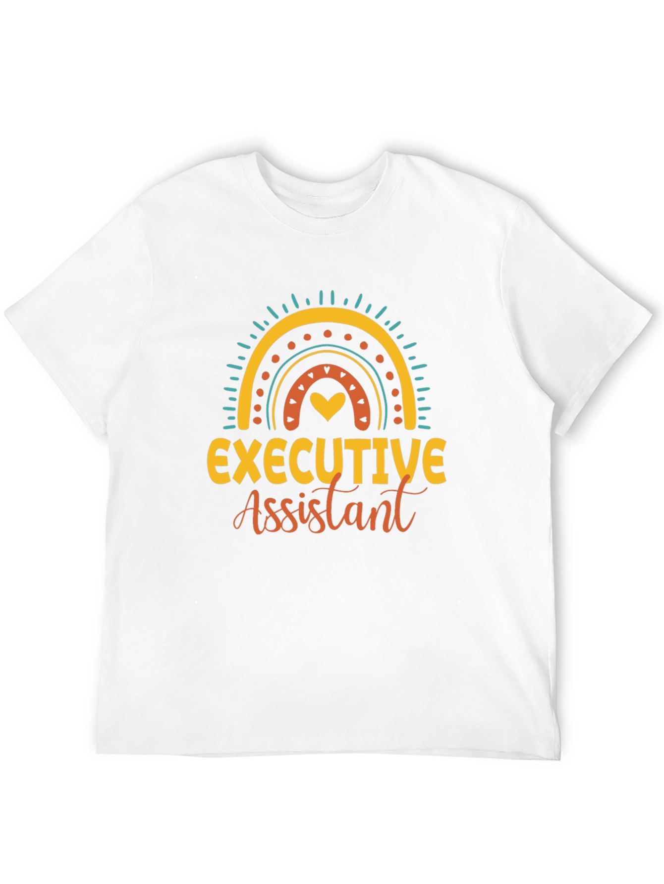 Executive Assistant Rainbow Graphic Tee