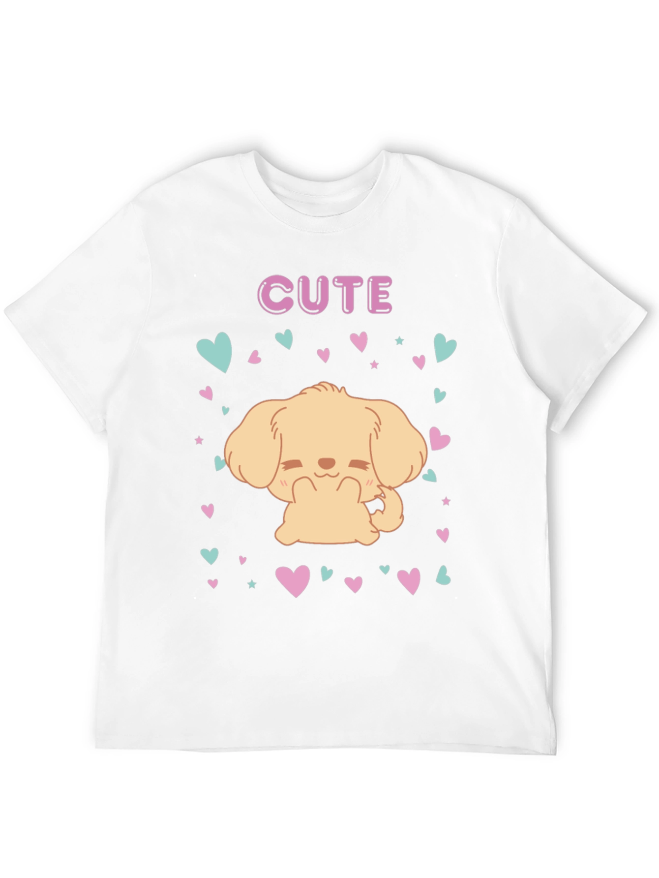 Cute Puppy Dog T-Shirt - Adorable Kawaii Style