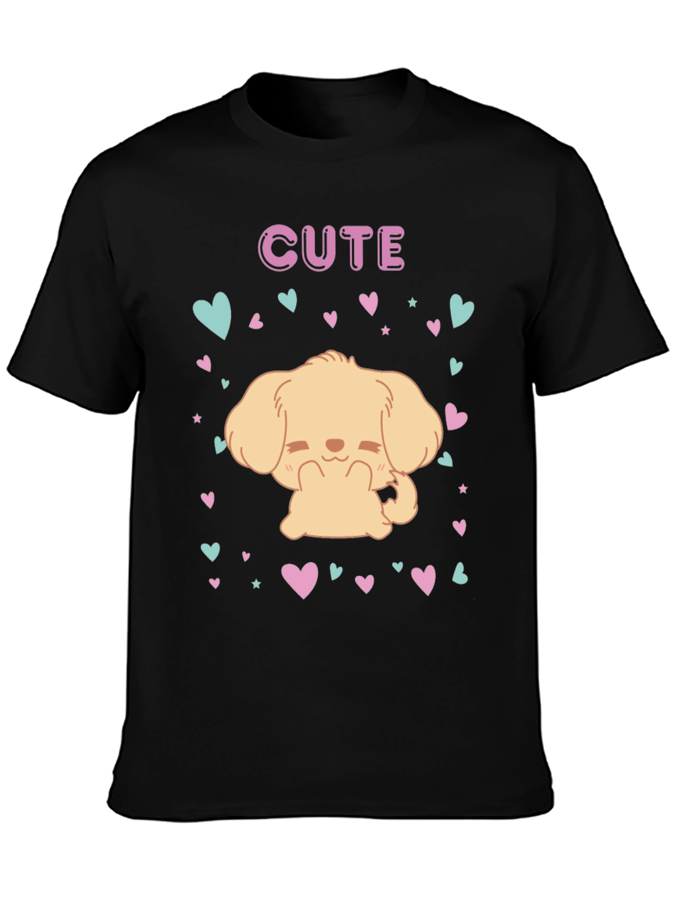 Cute Puppy Dog T-Shirt - Adorable Kawaii Style