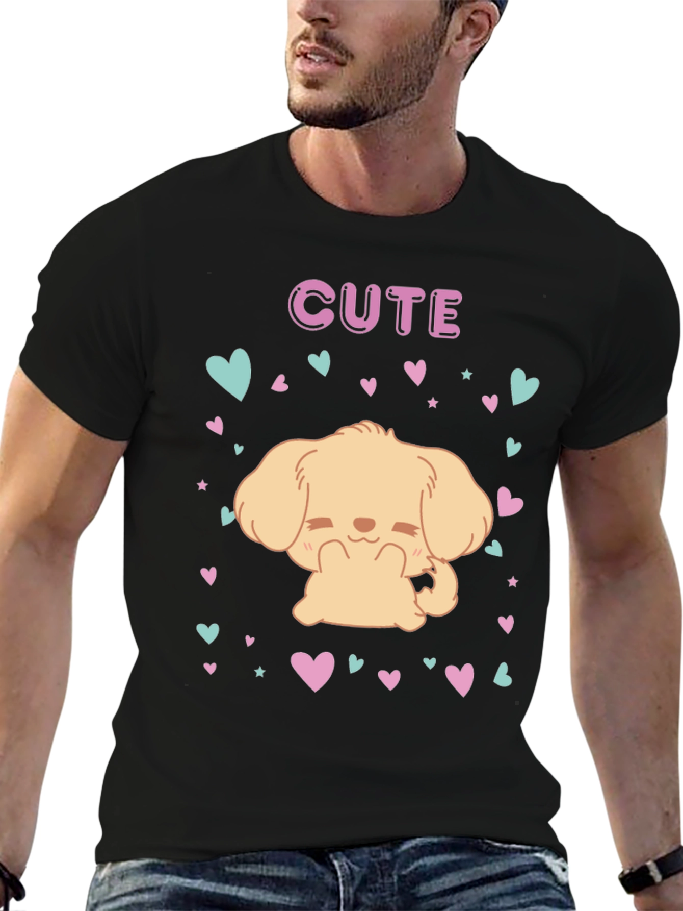 Cute Puppy Dog T-Shirt - Adorable Kawaii Style