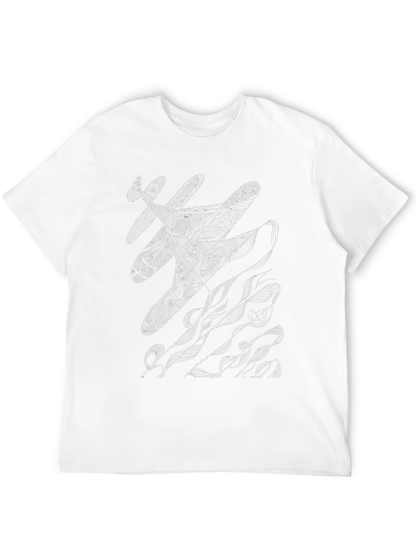 Abstract Art Graphic Tee - Modern Black T-Shirt