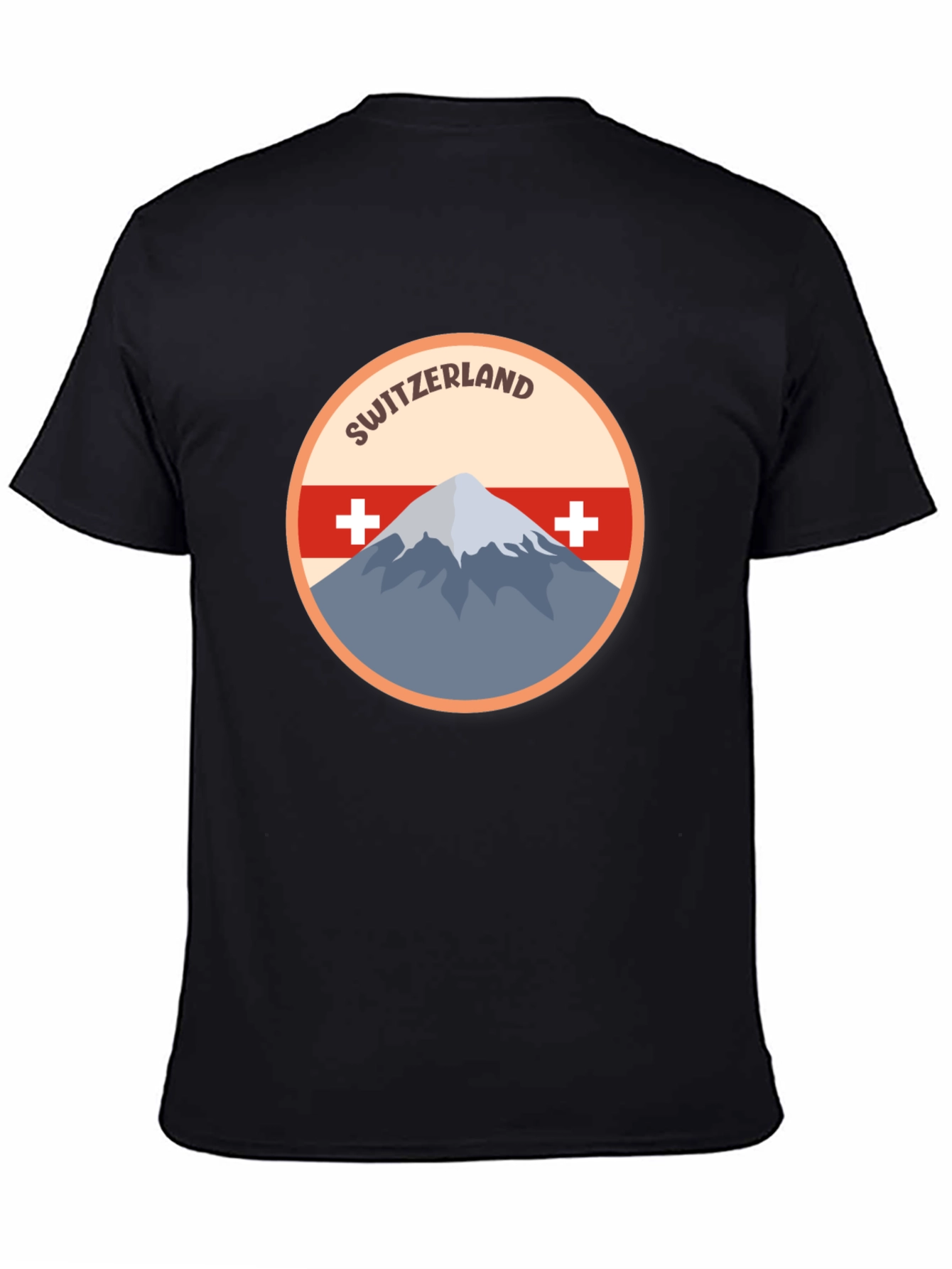 Switzerland Mountain Graphic T-Shirt