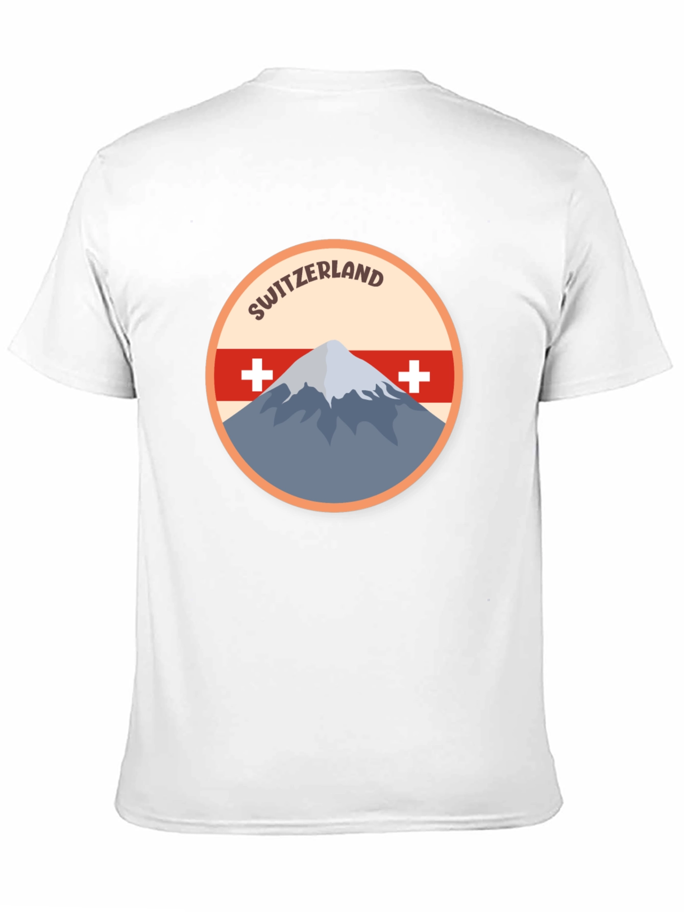Switzerland Mountain Graphic T-Shirt
