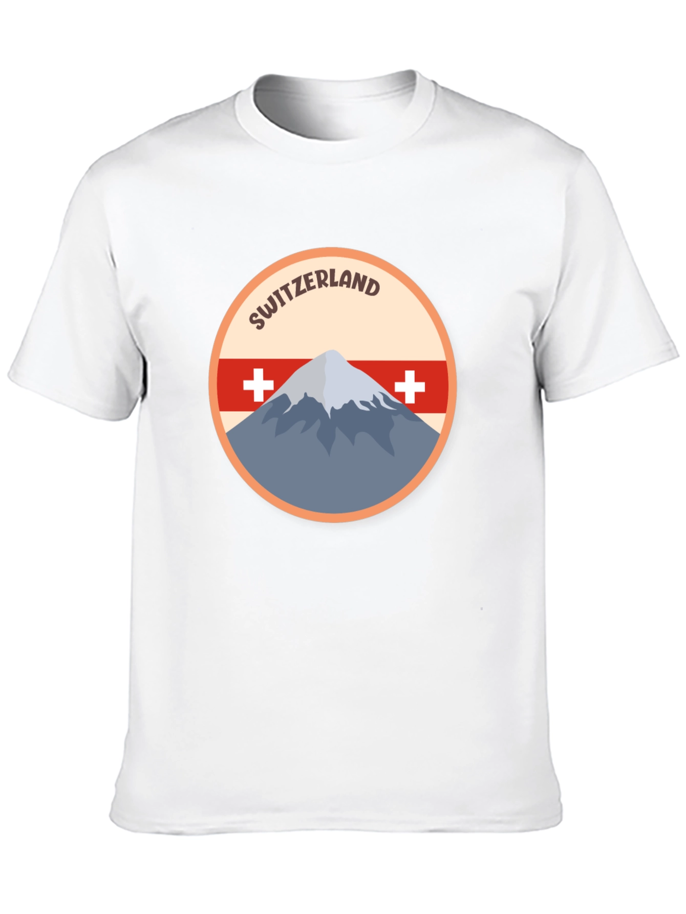 Switzerland Mountain Graphic T-Shirt
