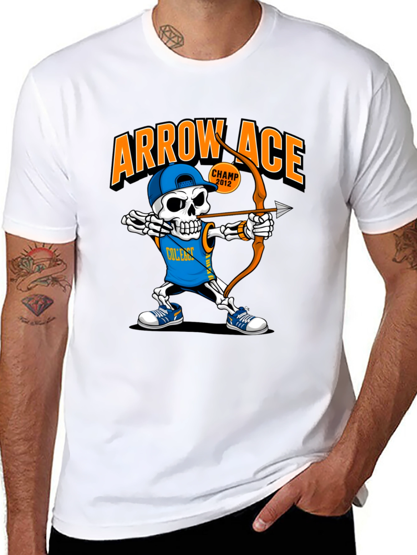 Arrow Ace Skeleton Archer T-Shirt
