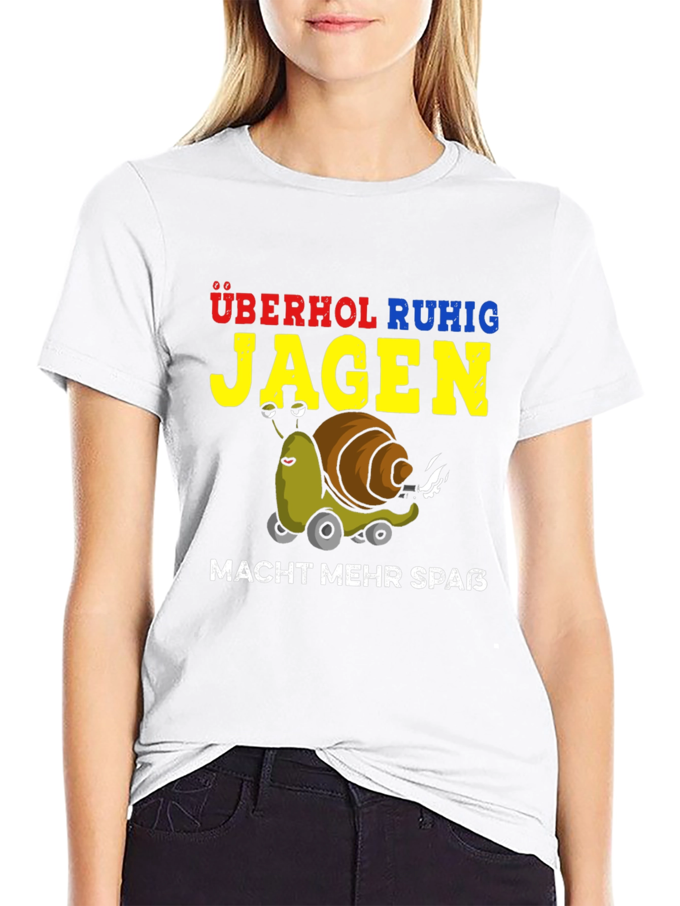 Funny Snail Racing Car T-Shirt