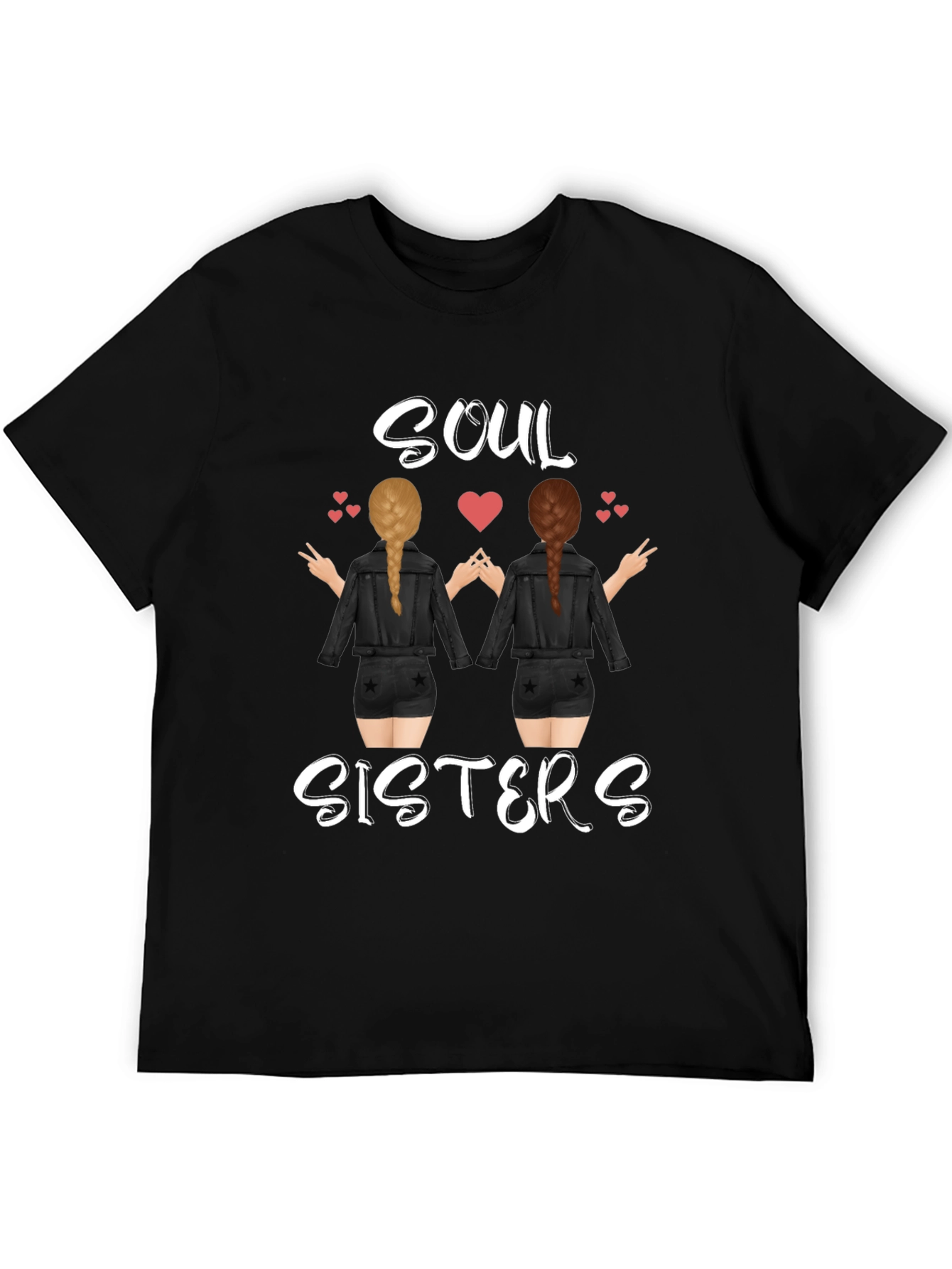 Soul Sisters Graphic Tee - Trendy Friendship T-Shirt
