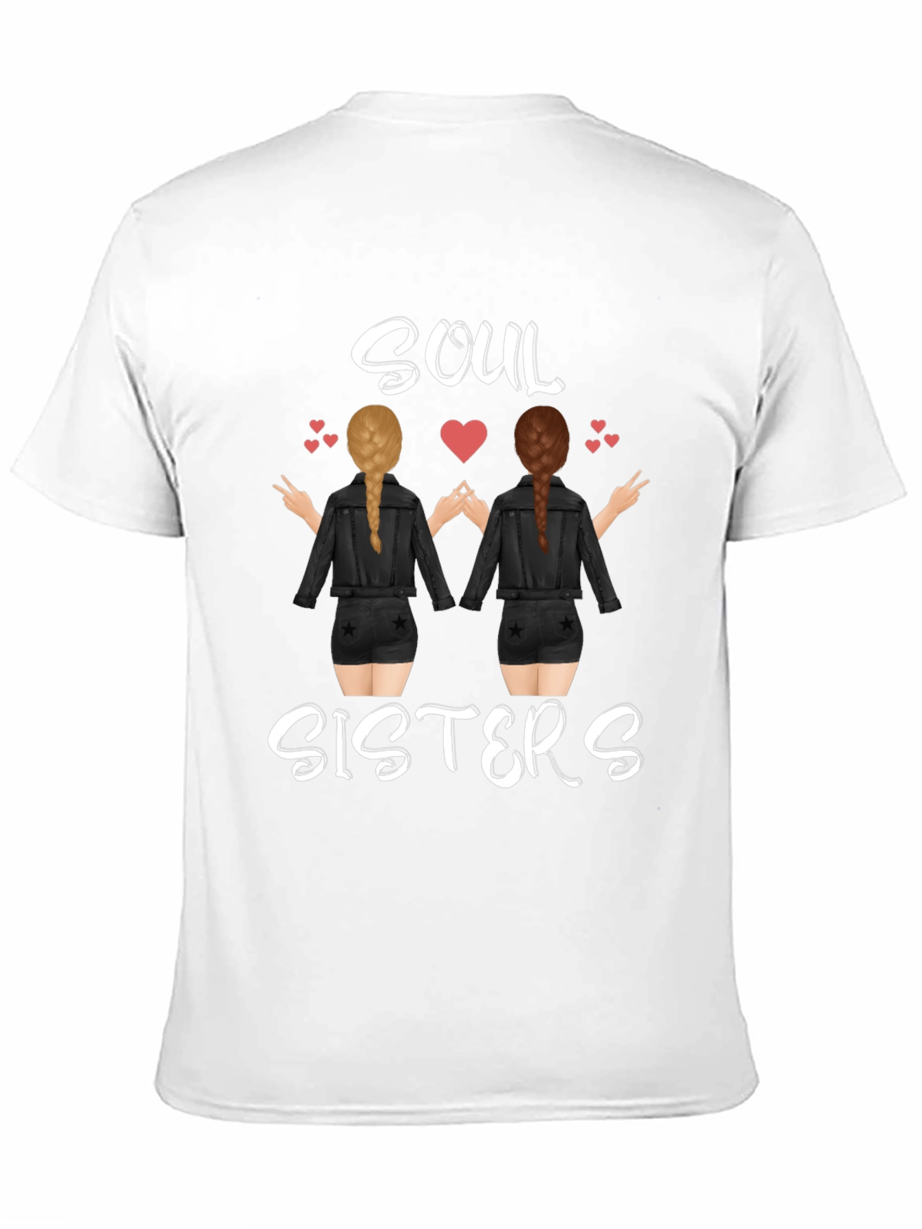 Soul Sisters Graphic Tee - Trendy Friendship T-Shirt