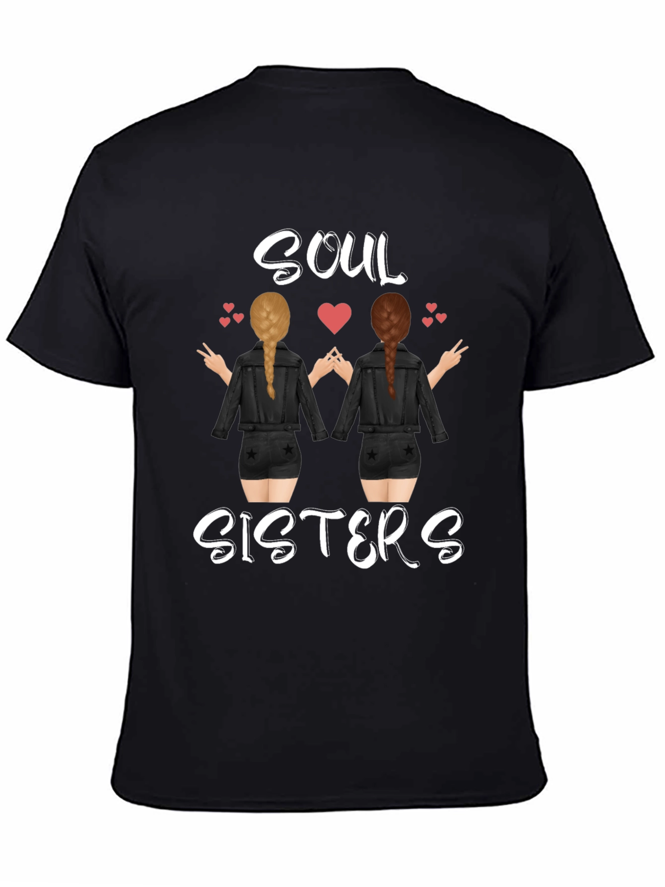 Soul Sisters Graphic Tee - Trendy Friendship T-Shirt