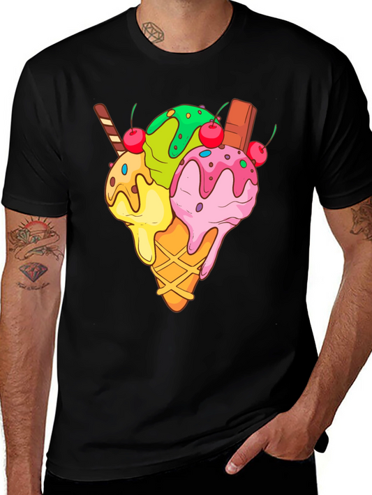 Ice Cream Cone Graphic T-Shirt
