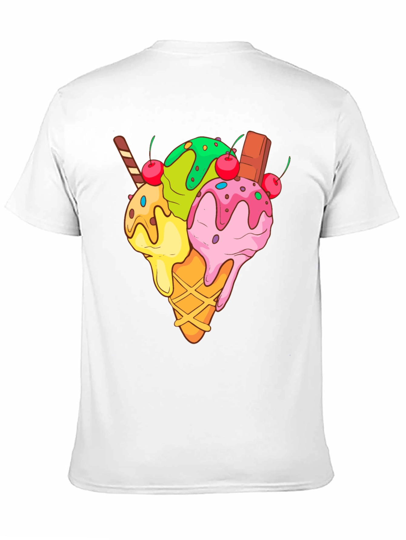 Ice Cream Cone Graphic T-Shirt