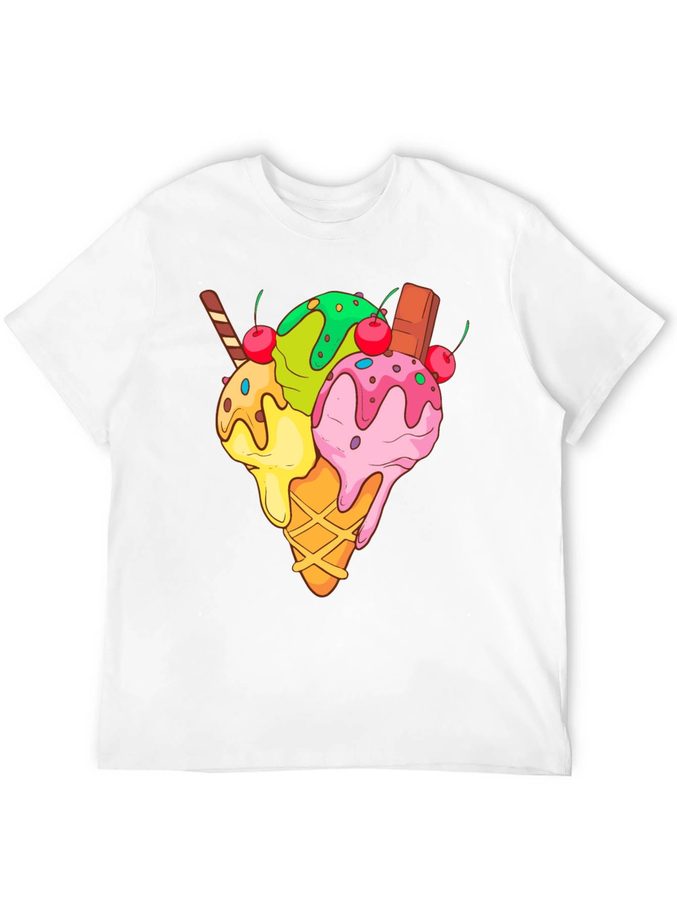 Ice Cream Cone Graphic T-Shirt