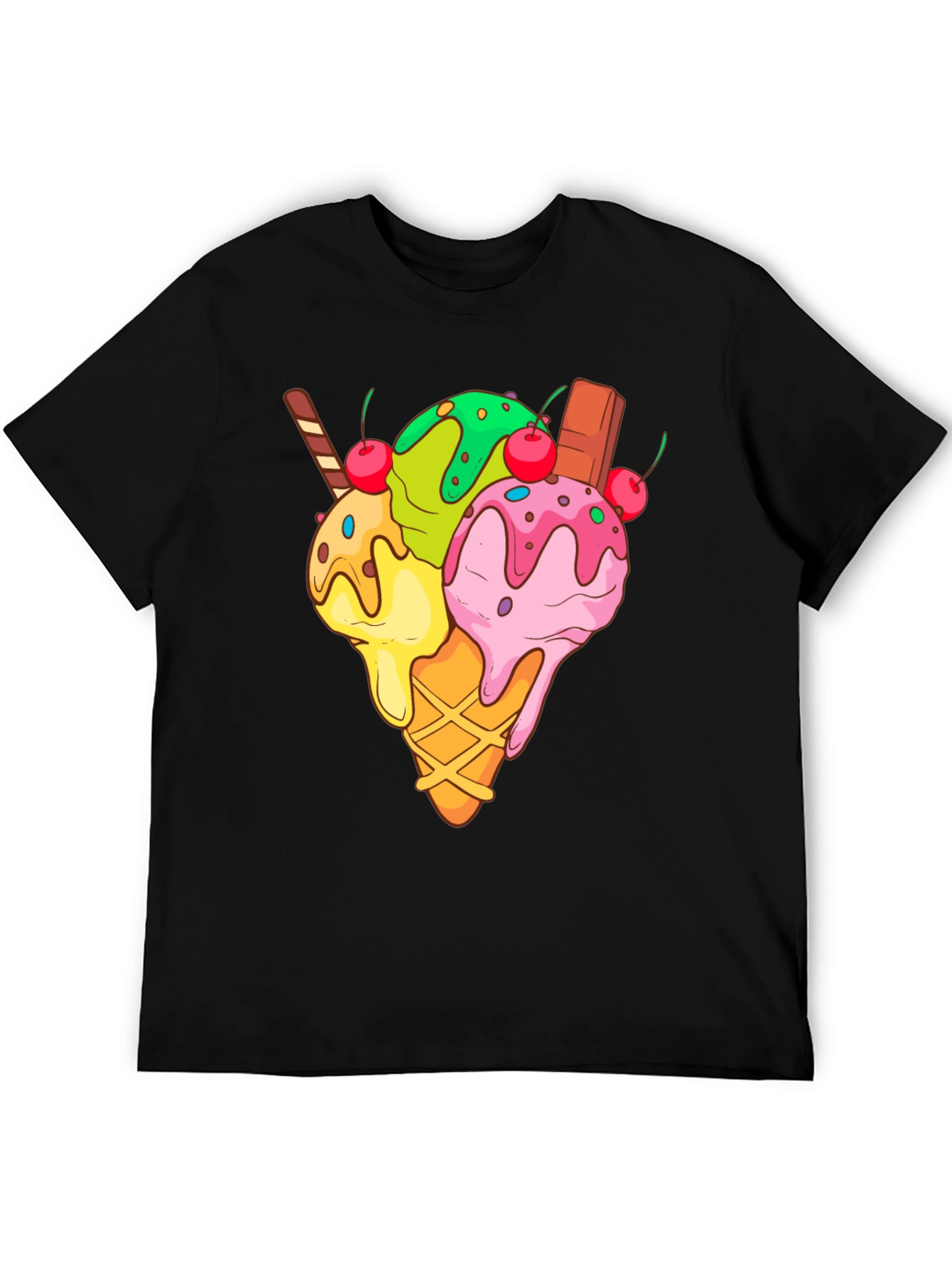 Ice Cream Cone Graphic T-Shirt