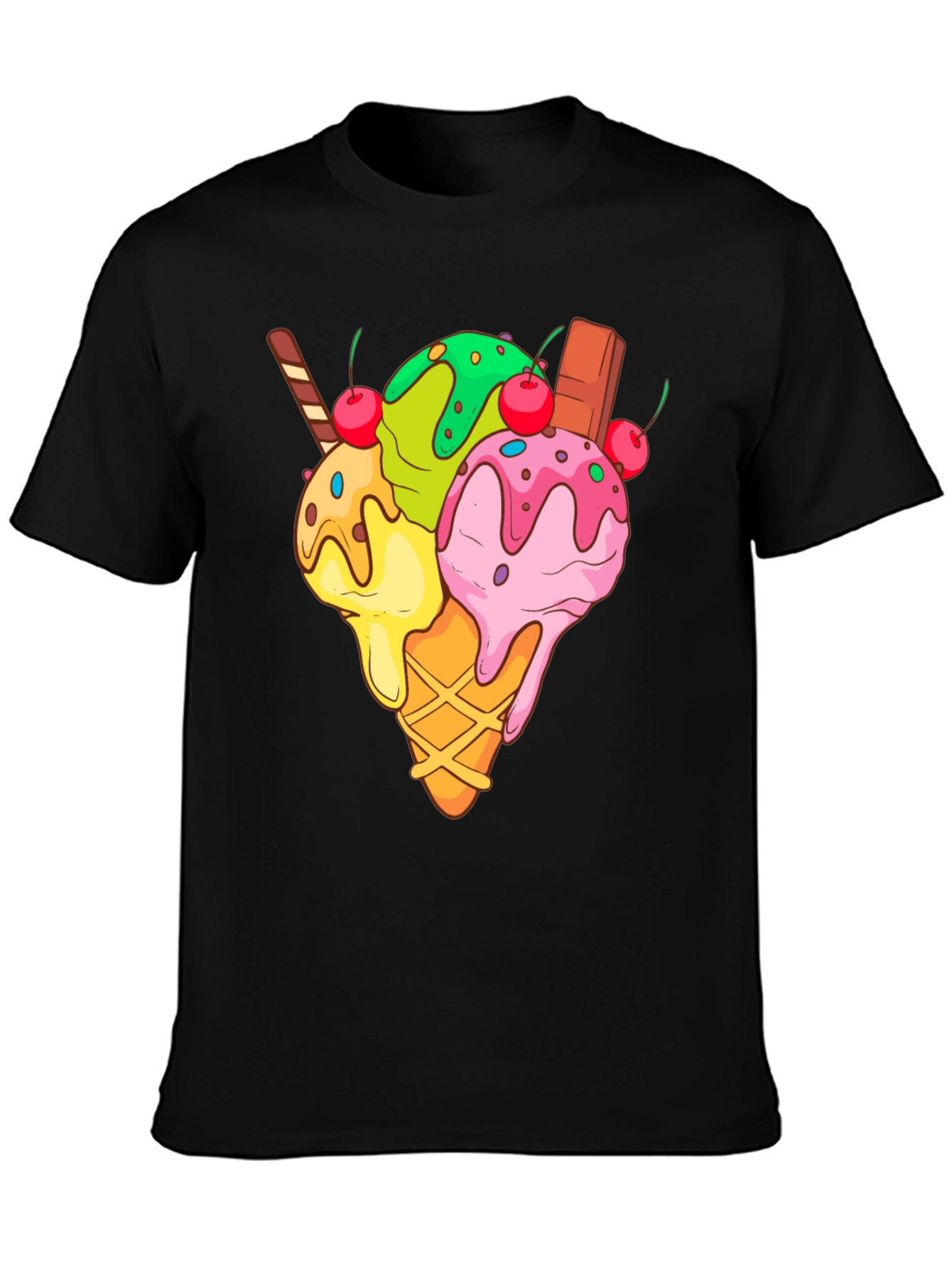 Ice Cream Cone Graphic T-Shirt