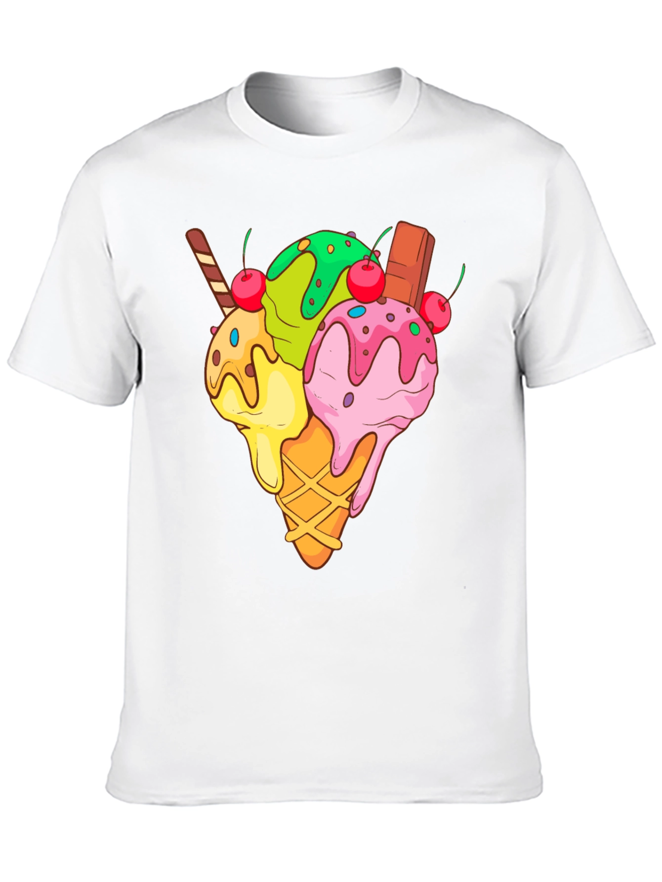 Ice Cream Cone Graphic T-Shirt