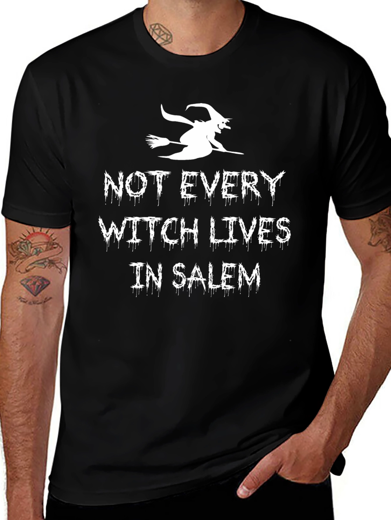 Not Every Witch Lives in Salem Halloween T-Shirt