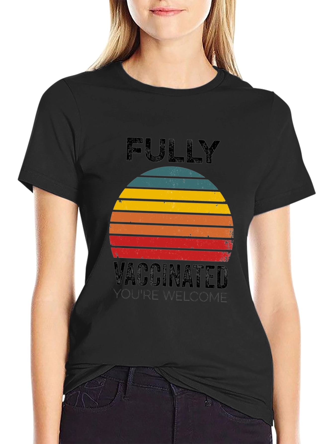 Fully Vaccinated Retro T-Shirt