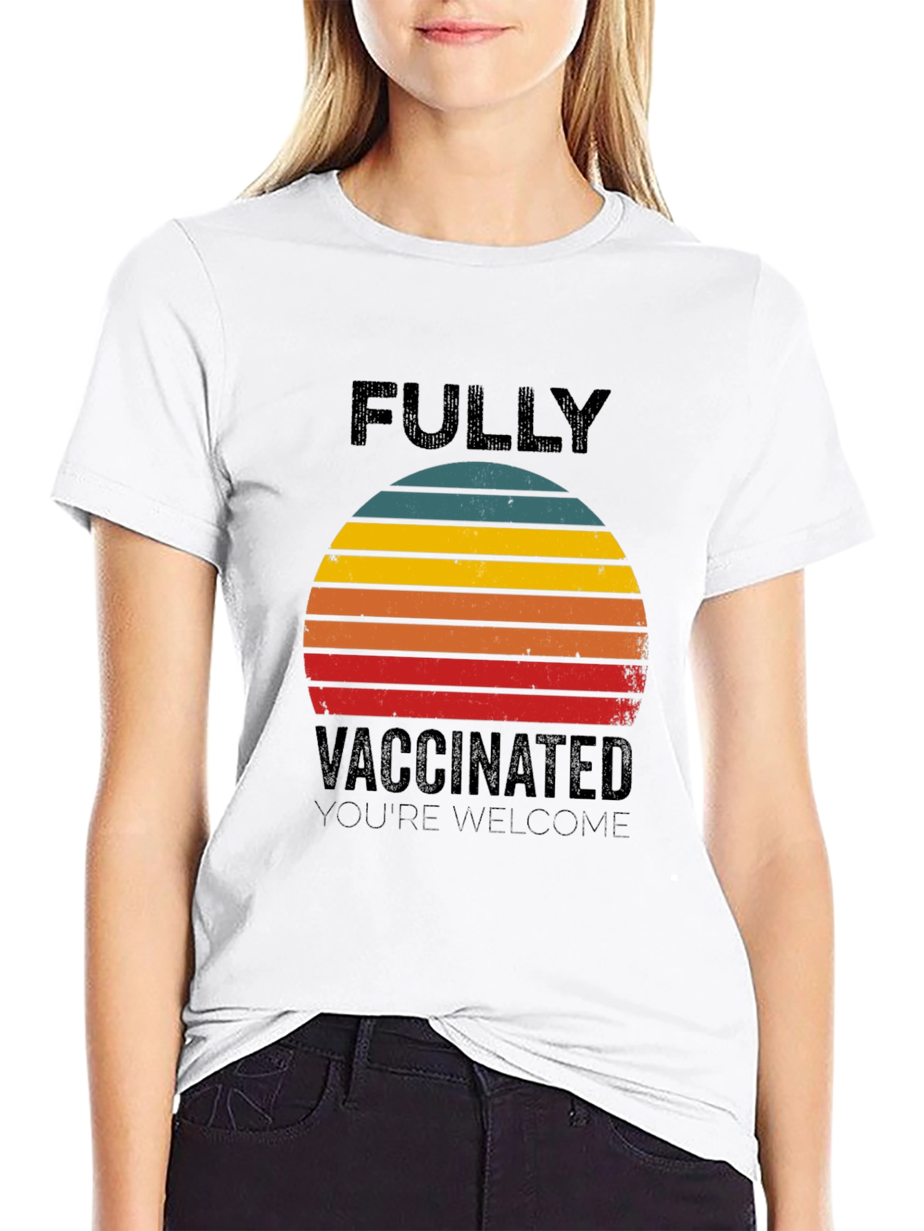 Fully Vaccinated Retro T-Shirt