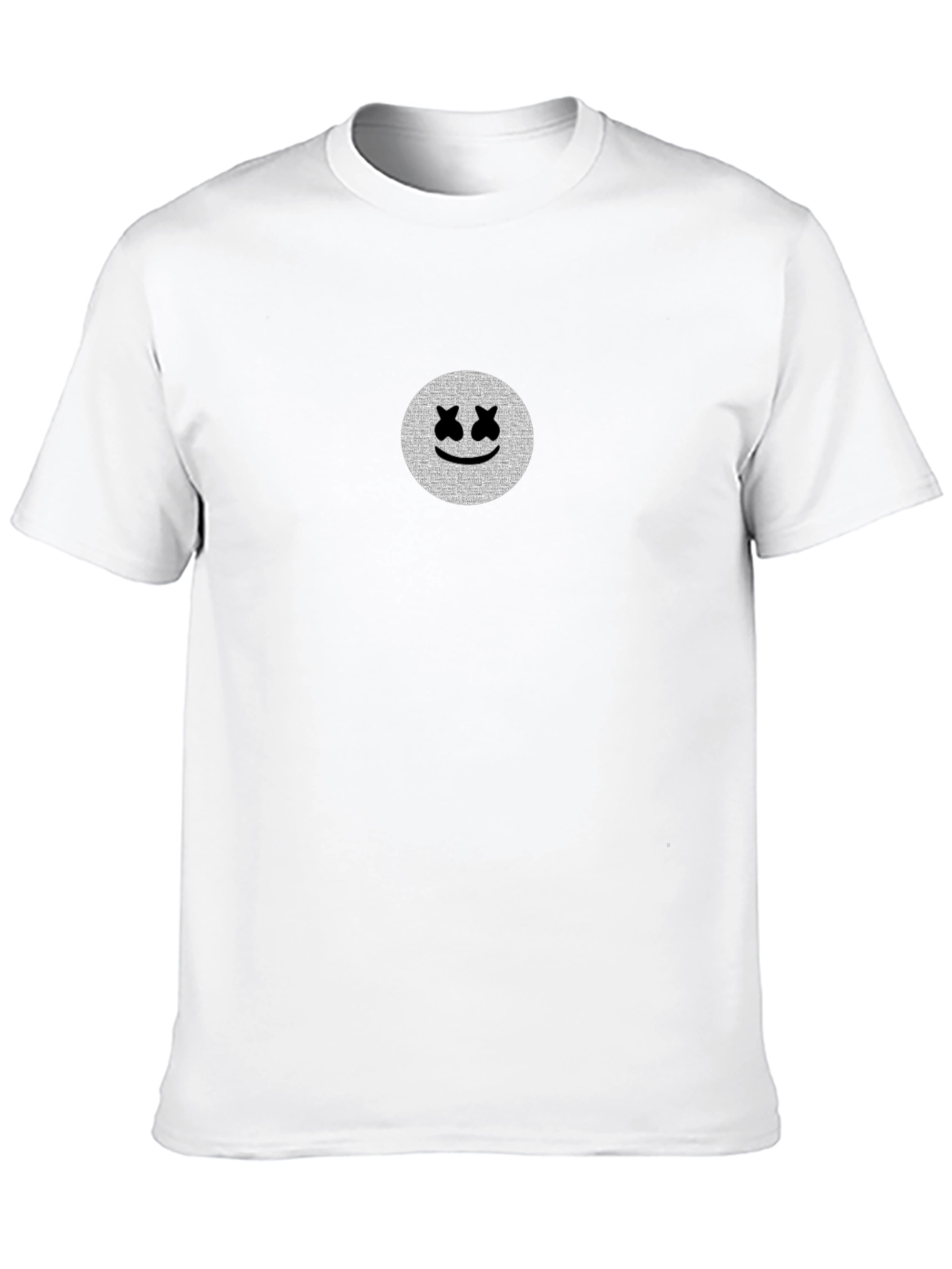 Smiley Face Graphic T-Shirt - Modern Casual Tee