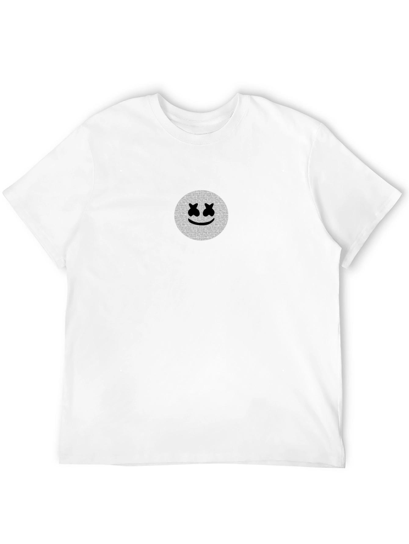 Smiley Face Graphic T-Shirt - Modern Casual Tee