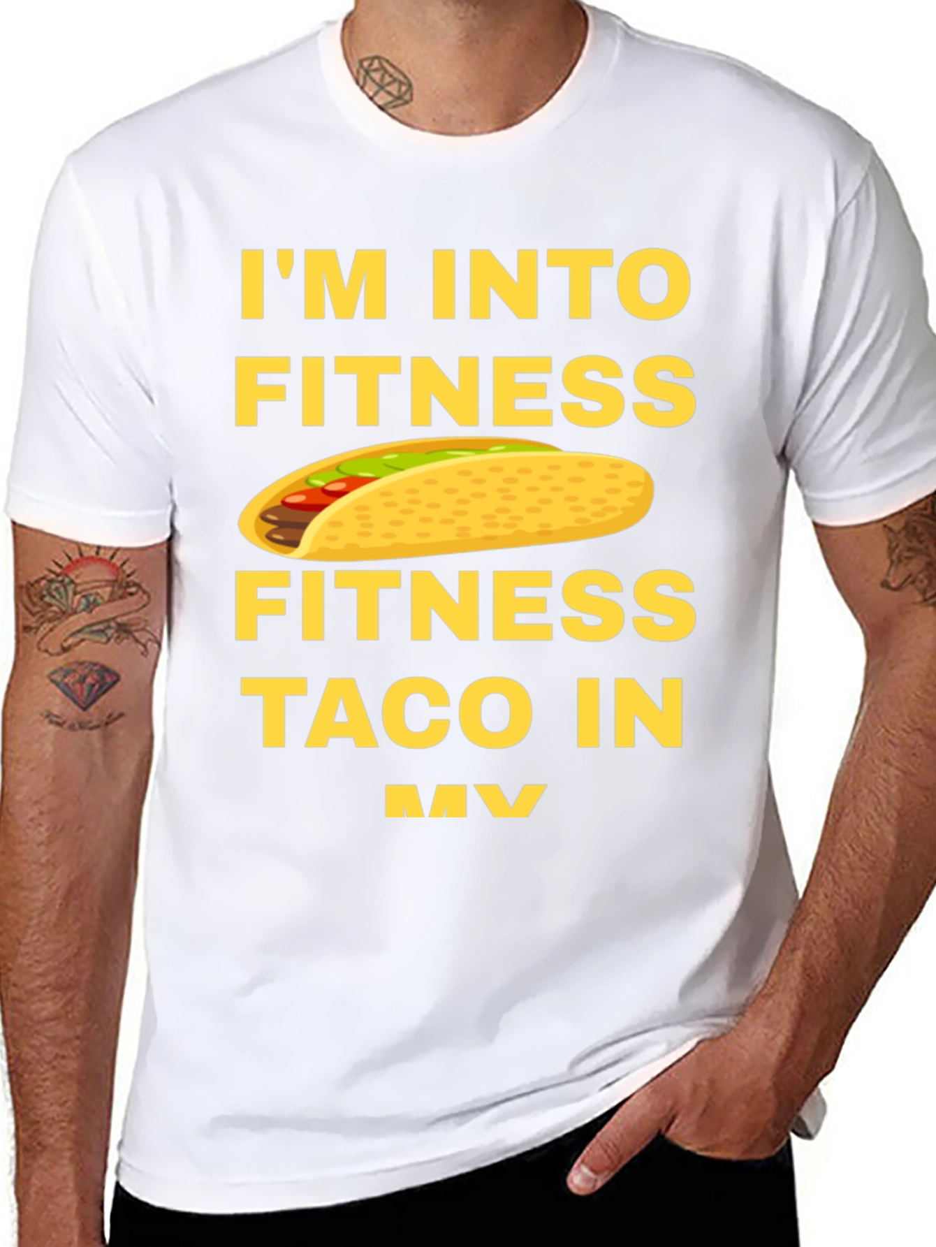 Fitness Taco Graphic Tee - Foodie Fun
