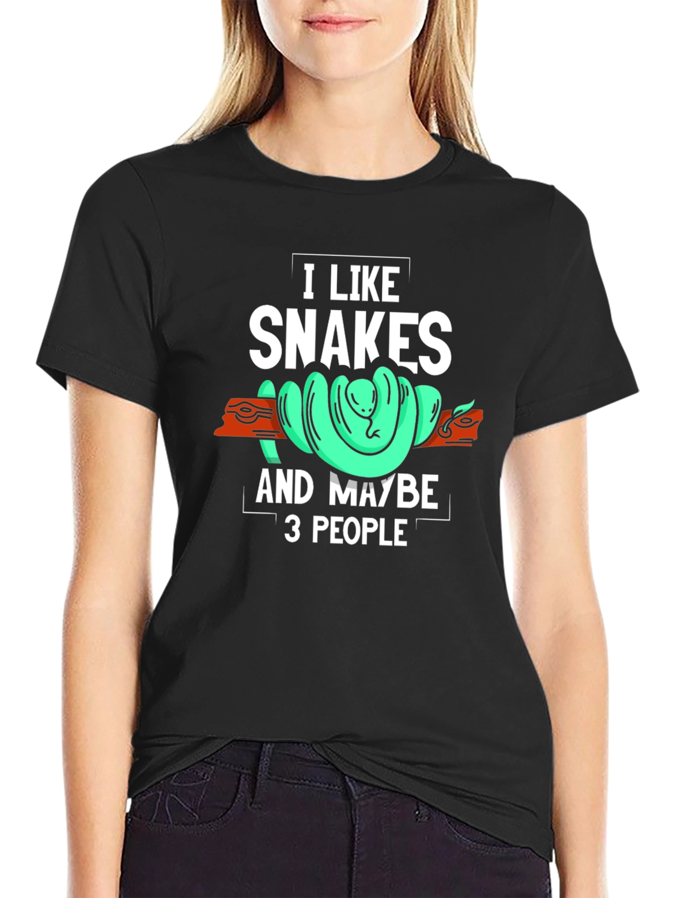 I Like Snakes and Maybe 3 People T-Shirt