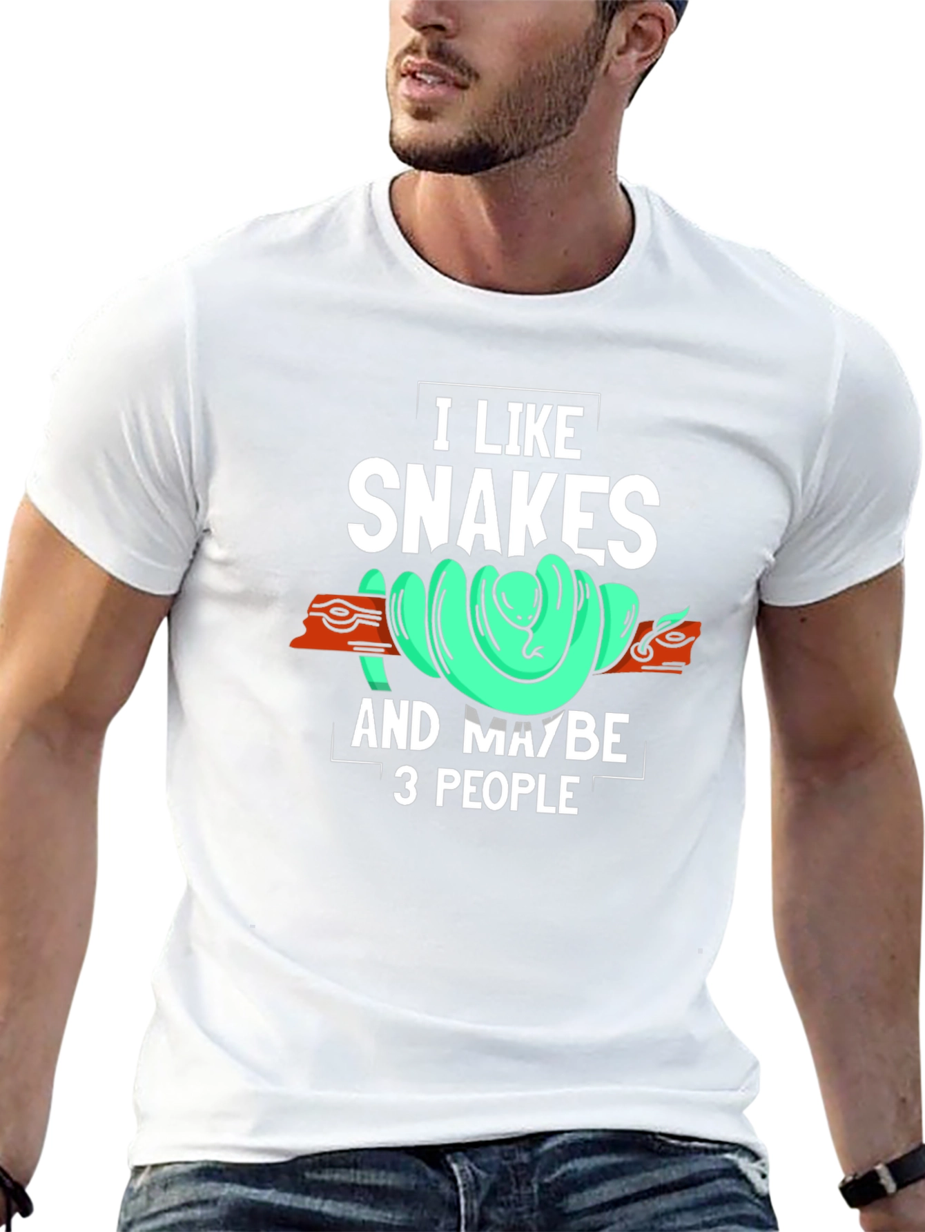 I Like Snakes and Maybe 3 People T-Shirt
