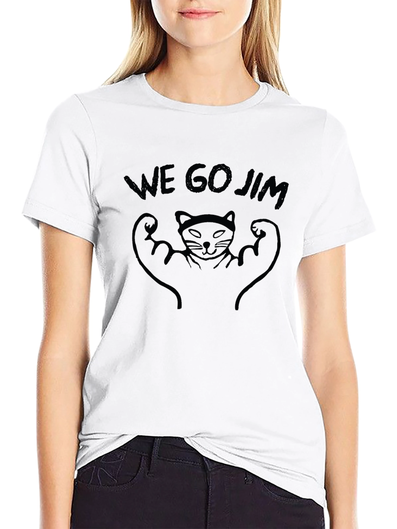 We Go Jim Cat Workout T-Shirt