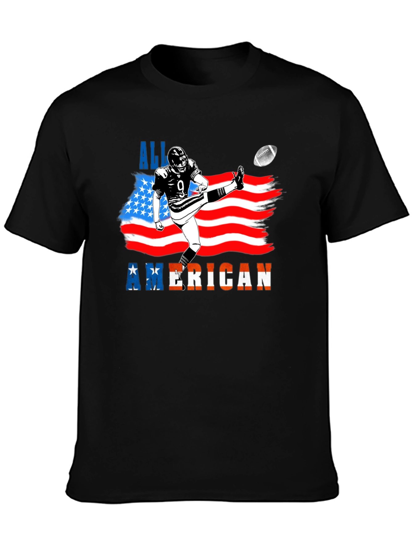 All American Football Graphic Tee