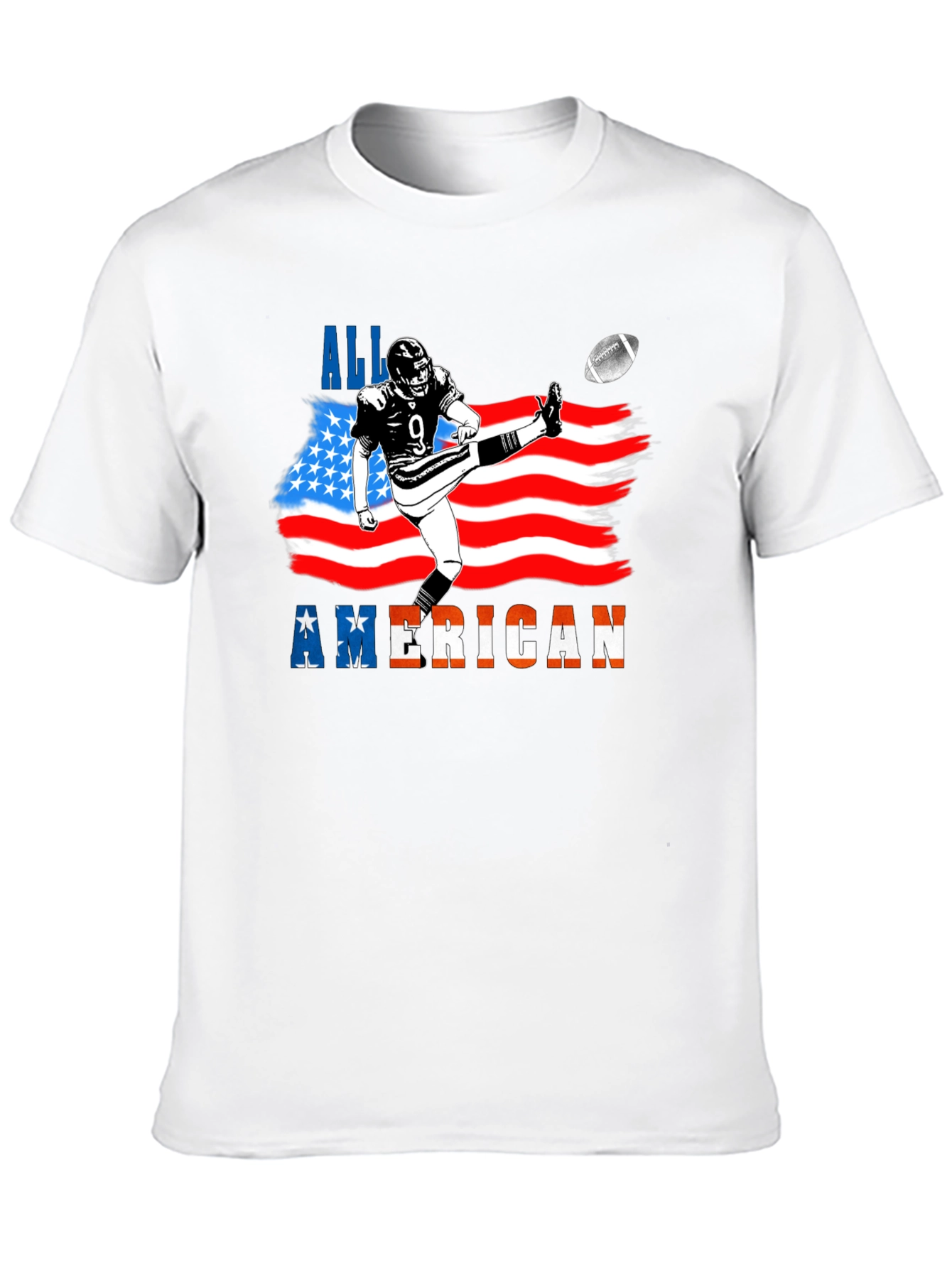 All American Football Graphic Tee