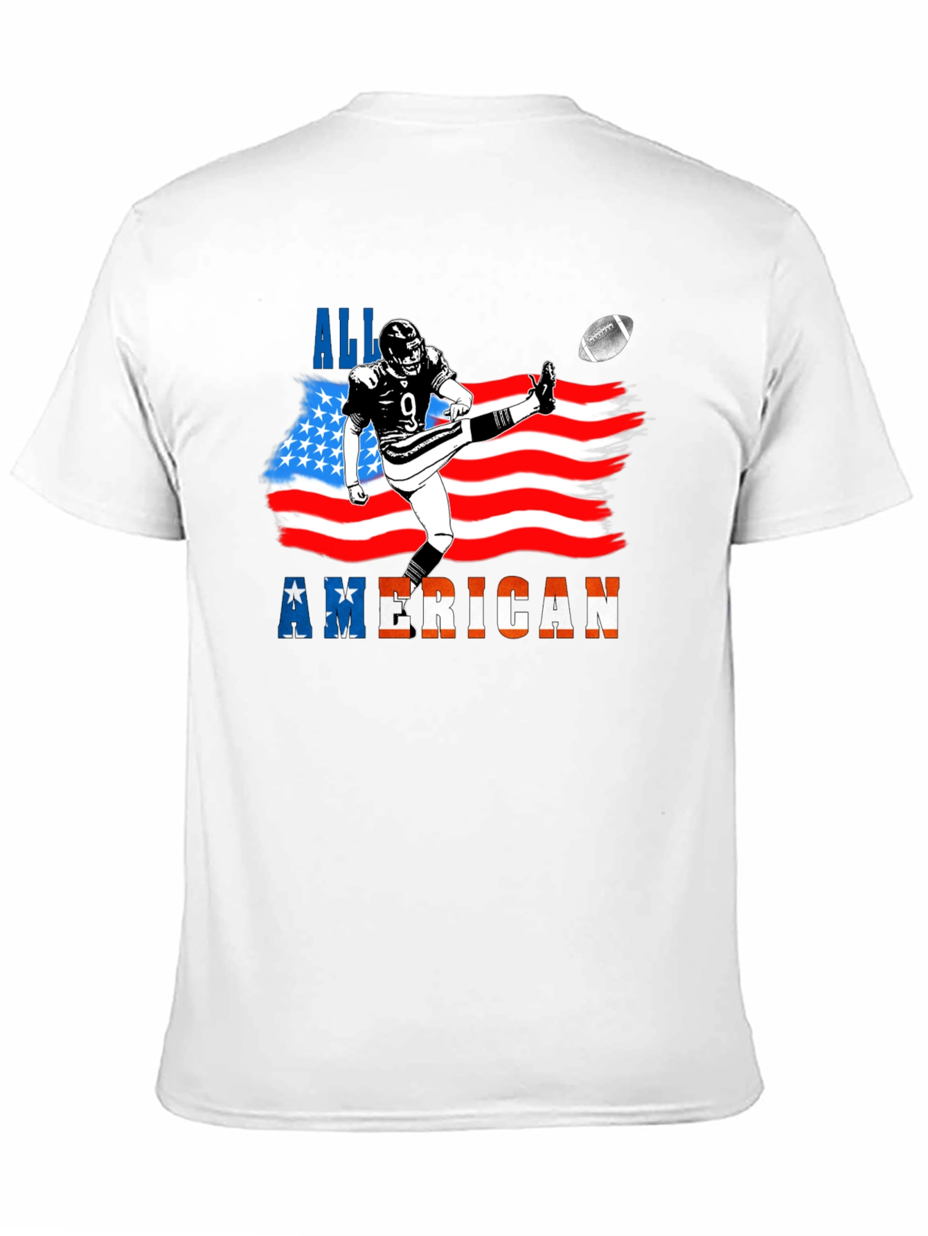 All American Football Graphic Tee
