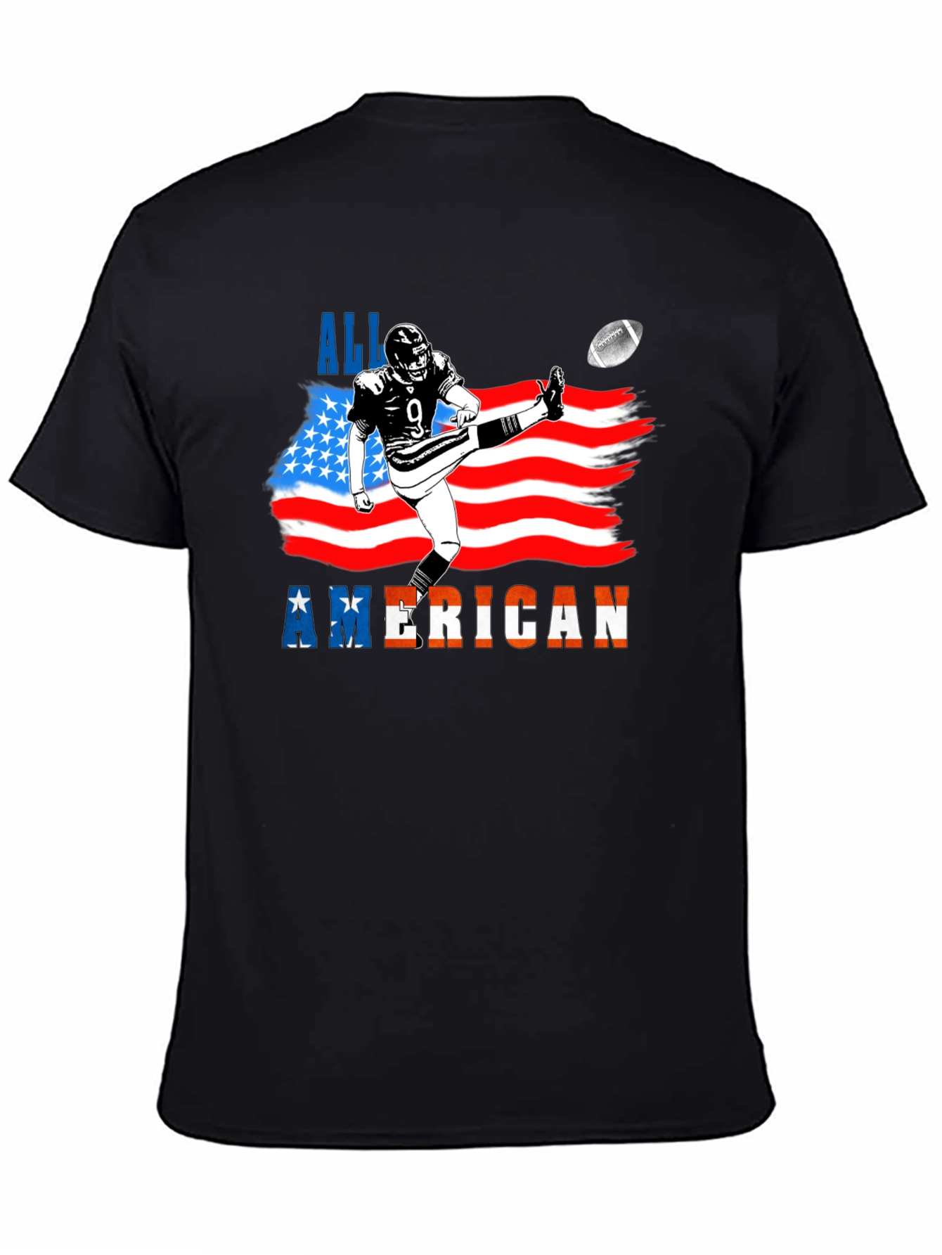 All American Football Graphic Tee
