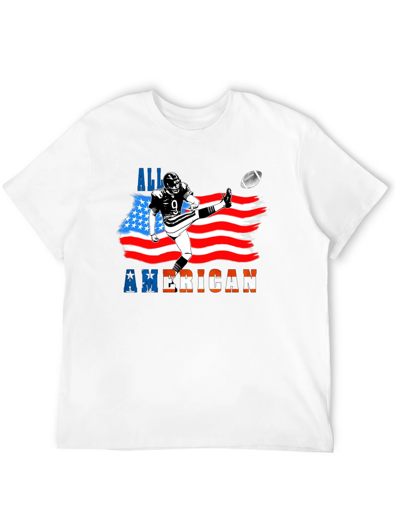 All American Football Graphic Tee