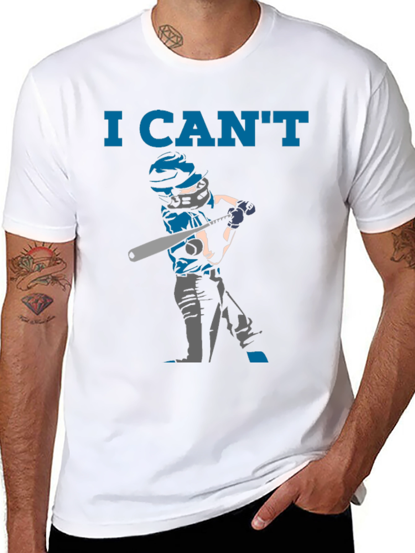 I Cant Baseball T-Shirt