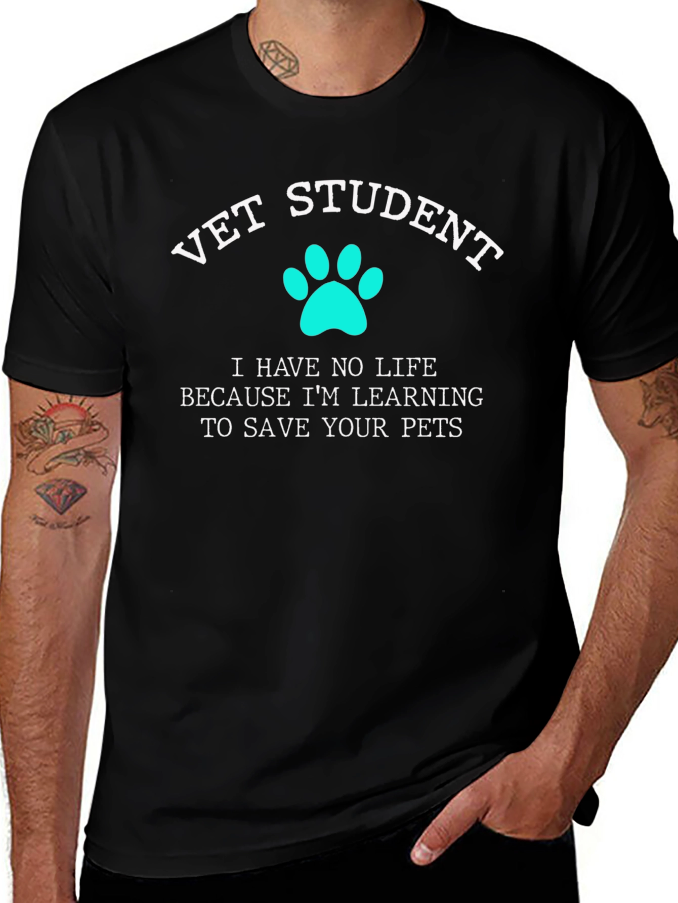 Vet Student Pet Rescue Graphic Tee