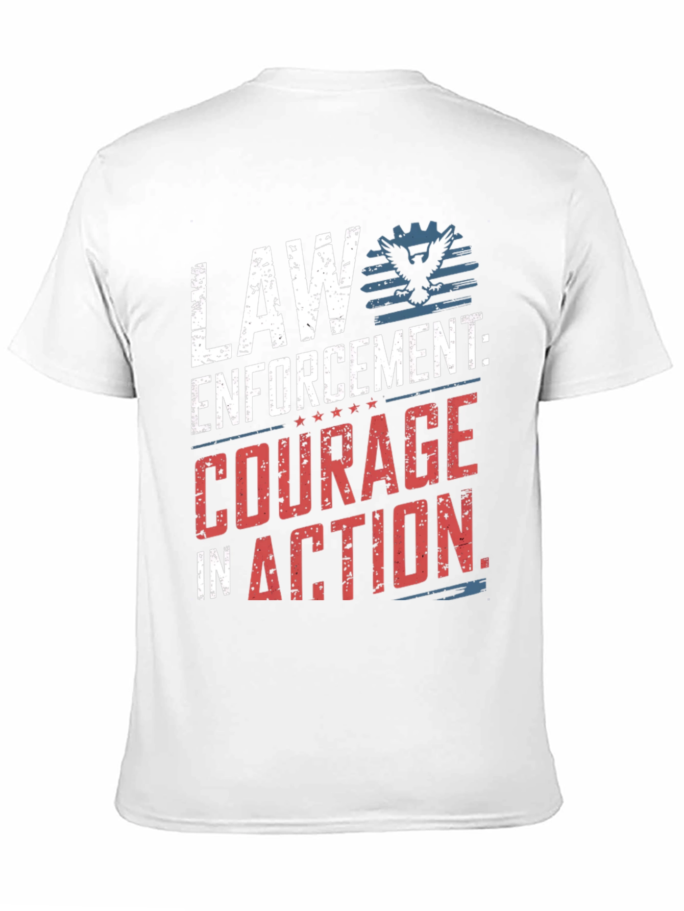 Law Enforcement Courage in Action Graphic T-Shirt