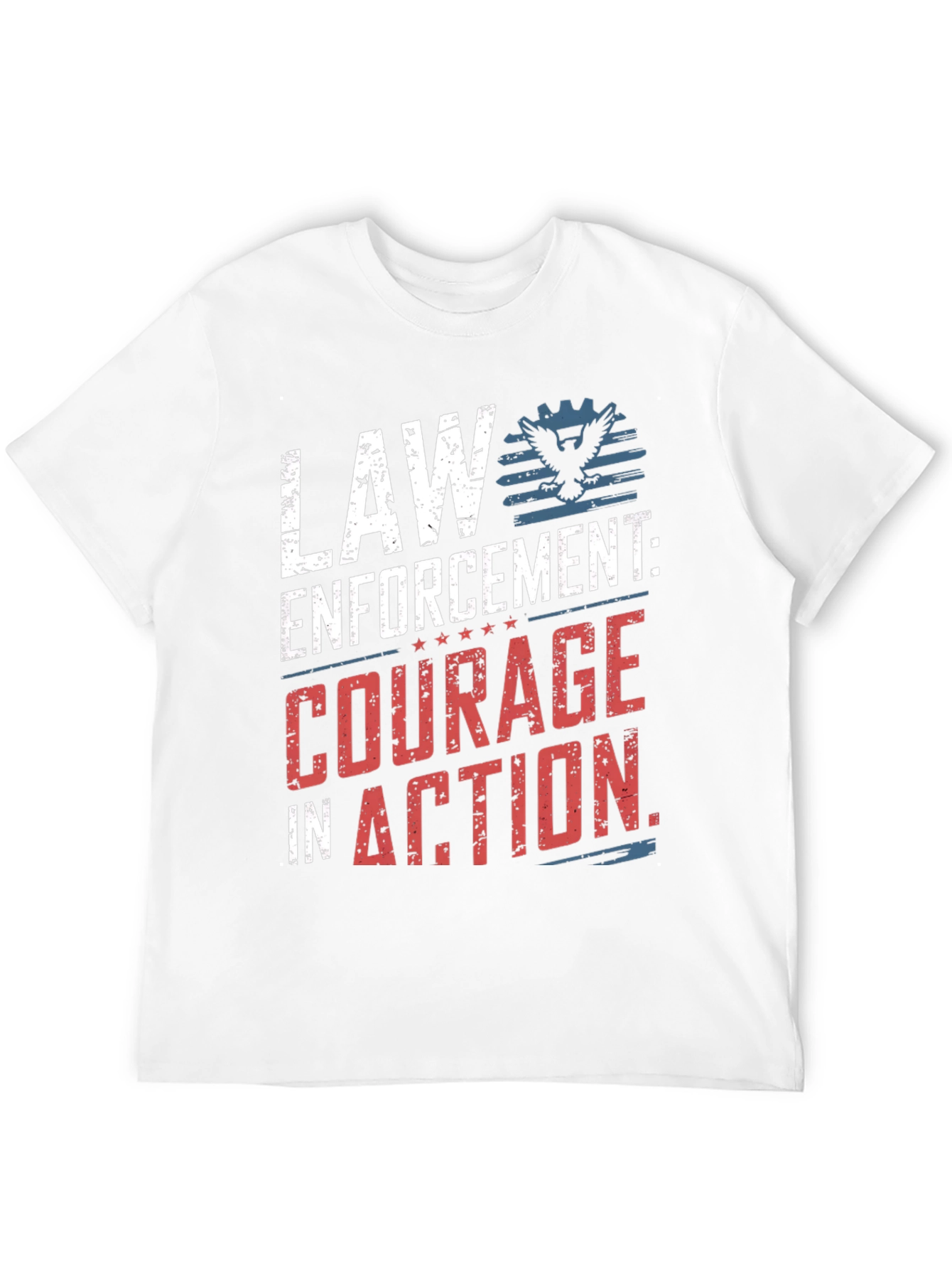 Law Enforcement Courage in Action Graphic T-Shirt