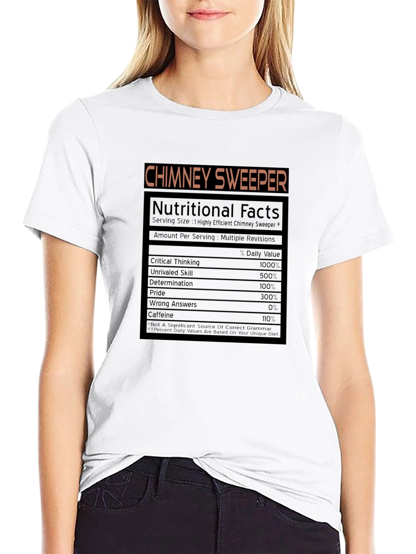 Chimney Sweeper Nutritional Facts Novelty T-Shirt