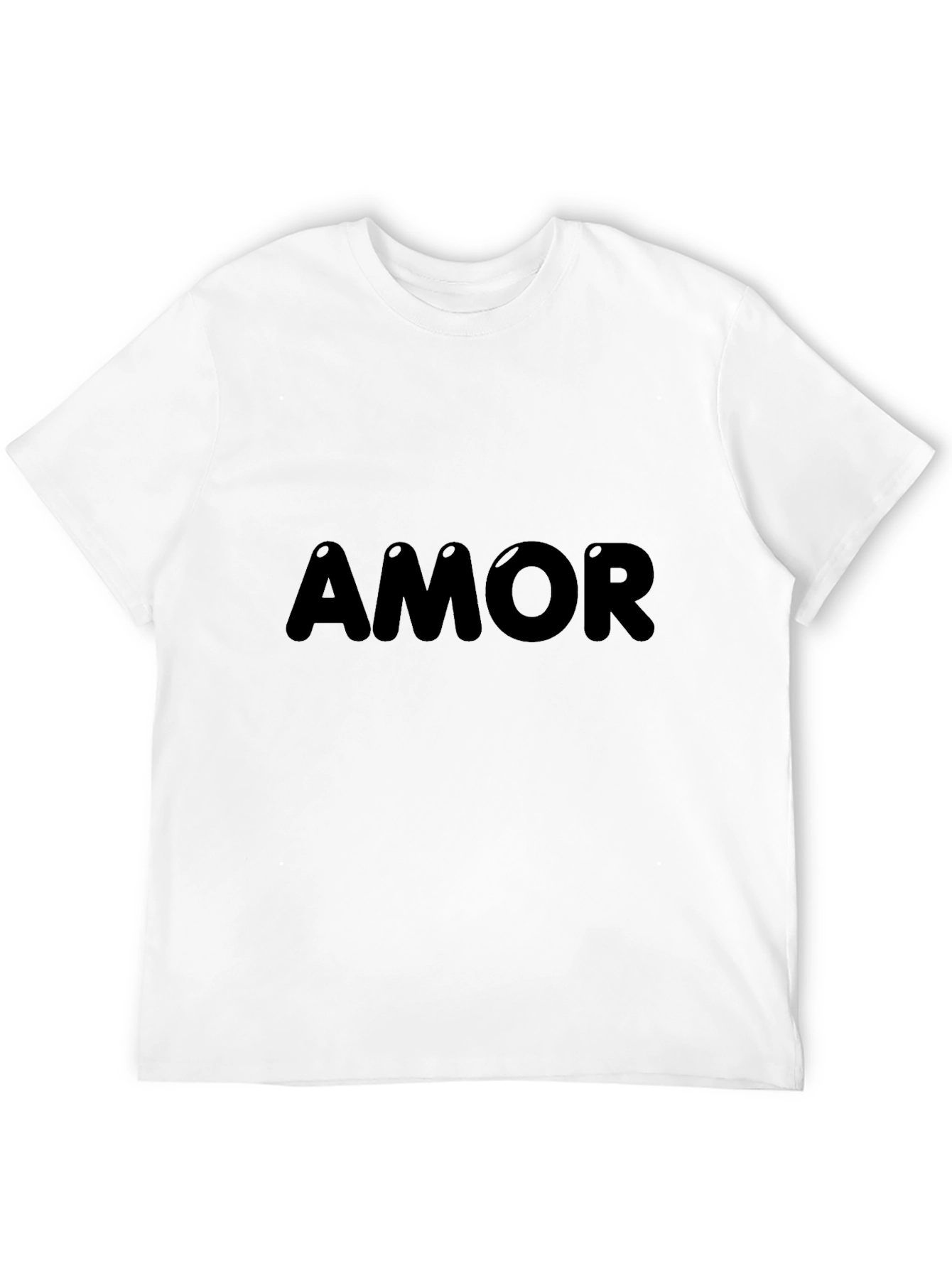 Amor Black T-Shirt - Casual Style