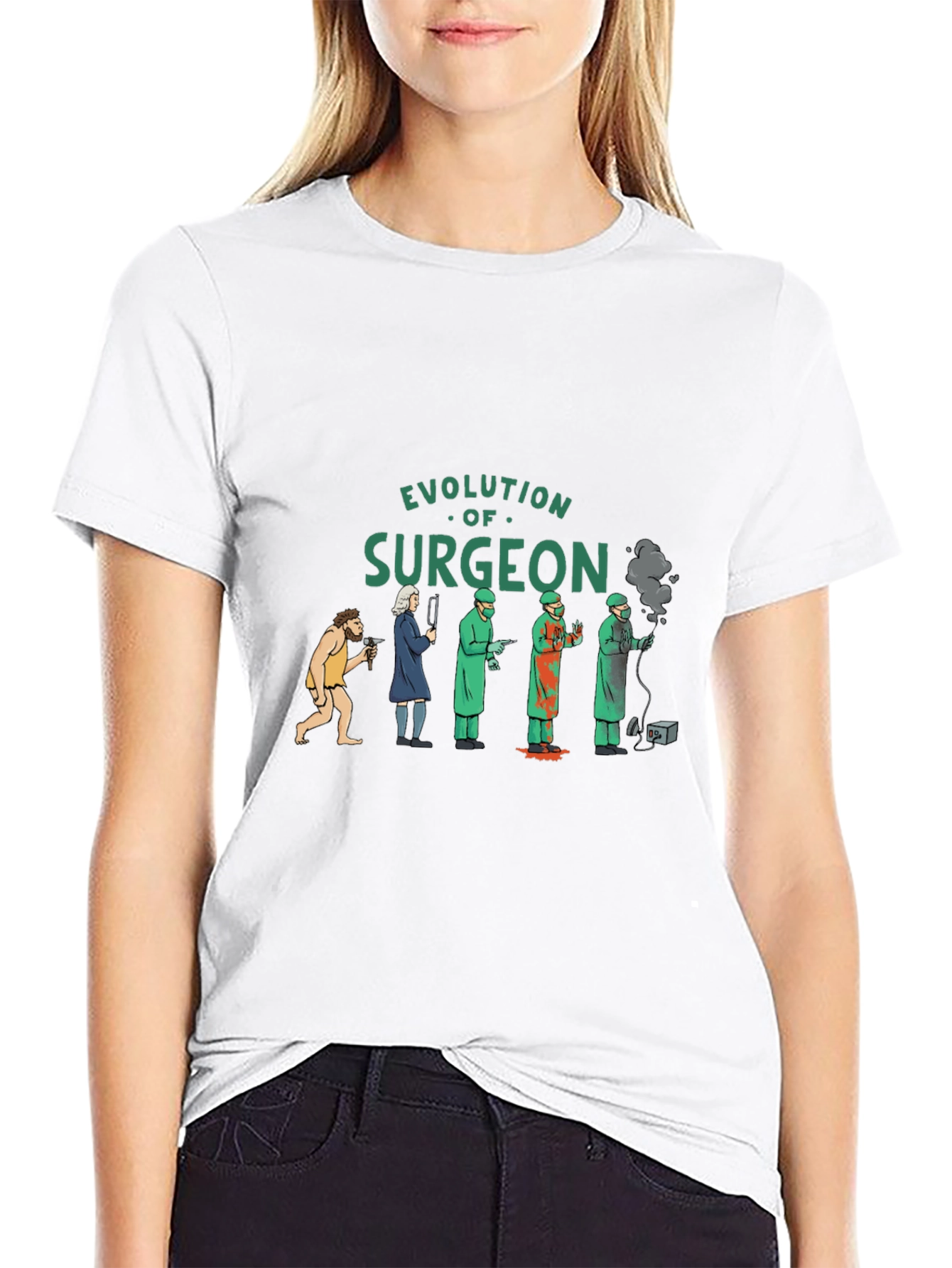 Evolution of Surgeon Graphic T-Shirt