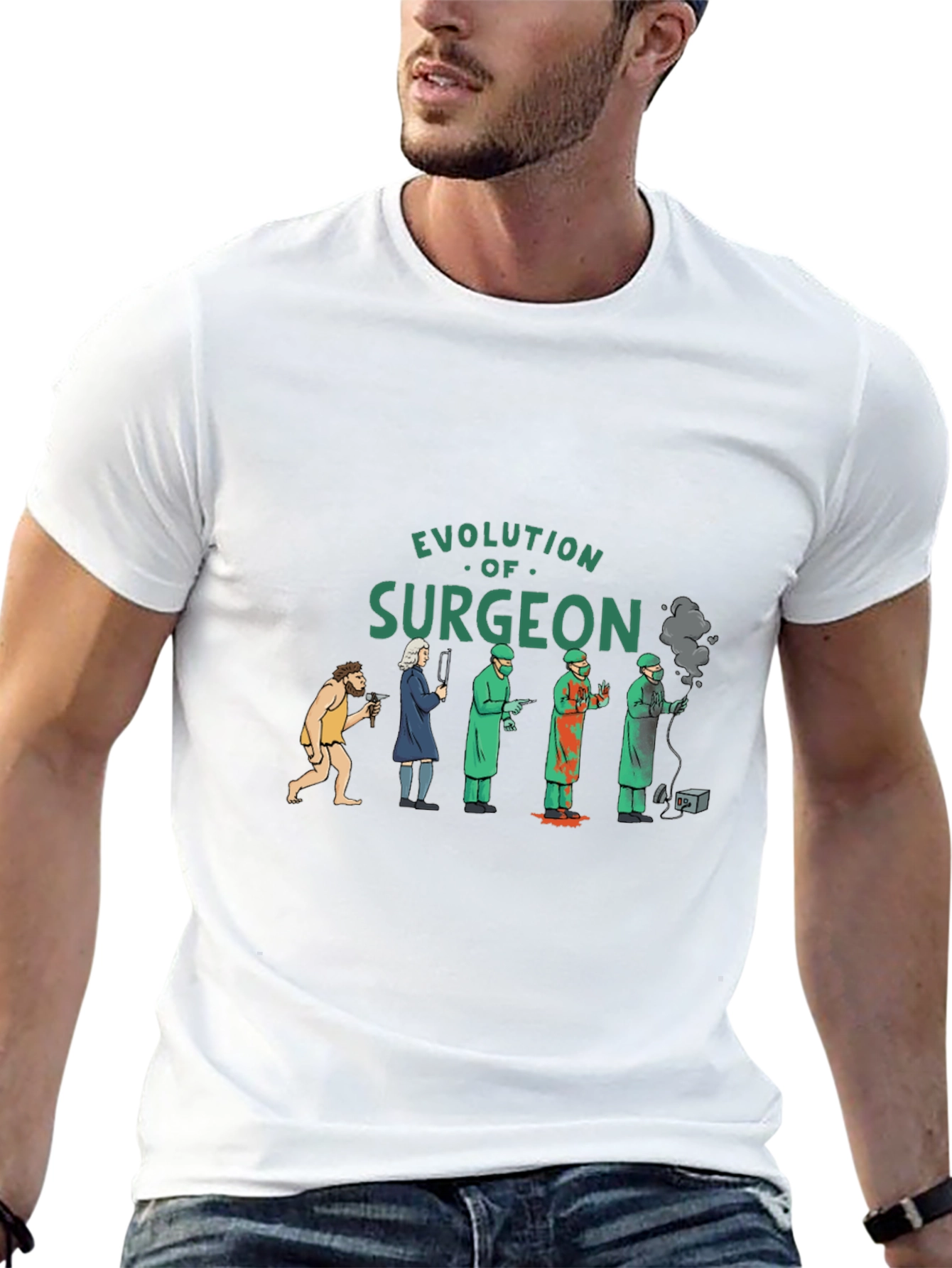 Evolution of Surgeon Graphic T-Shirt