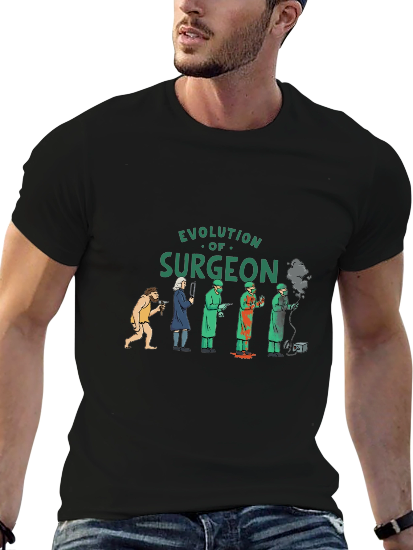 Evolution of Surgeon Graphic T-Shirt