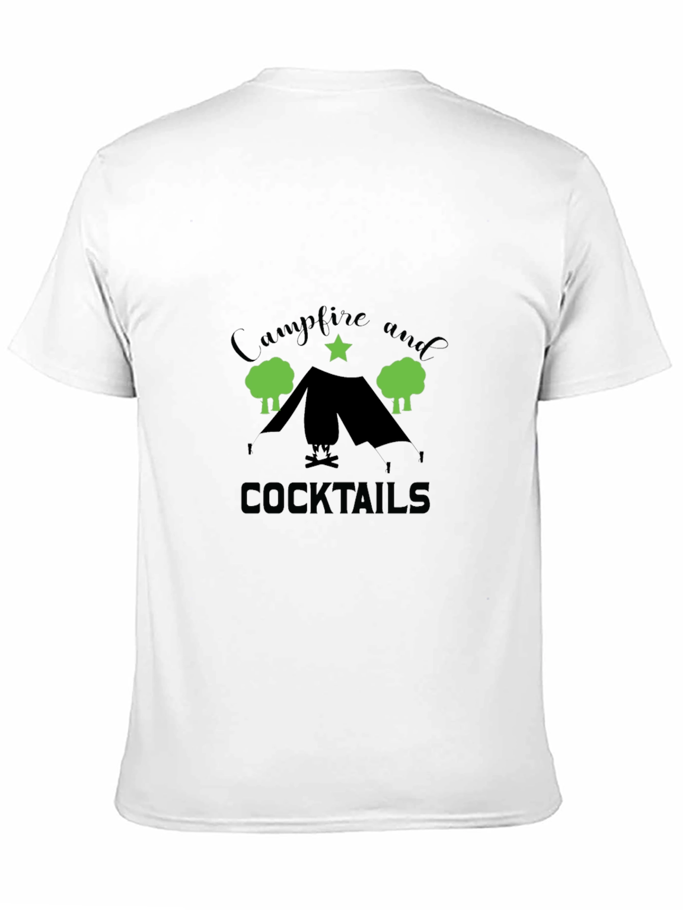 Campfire and Cocktails Graphic T-Shirt