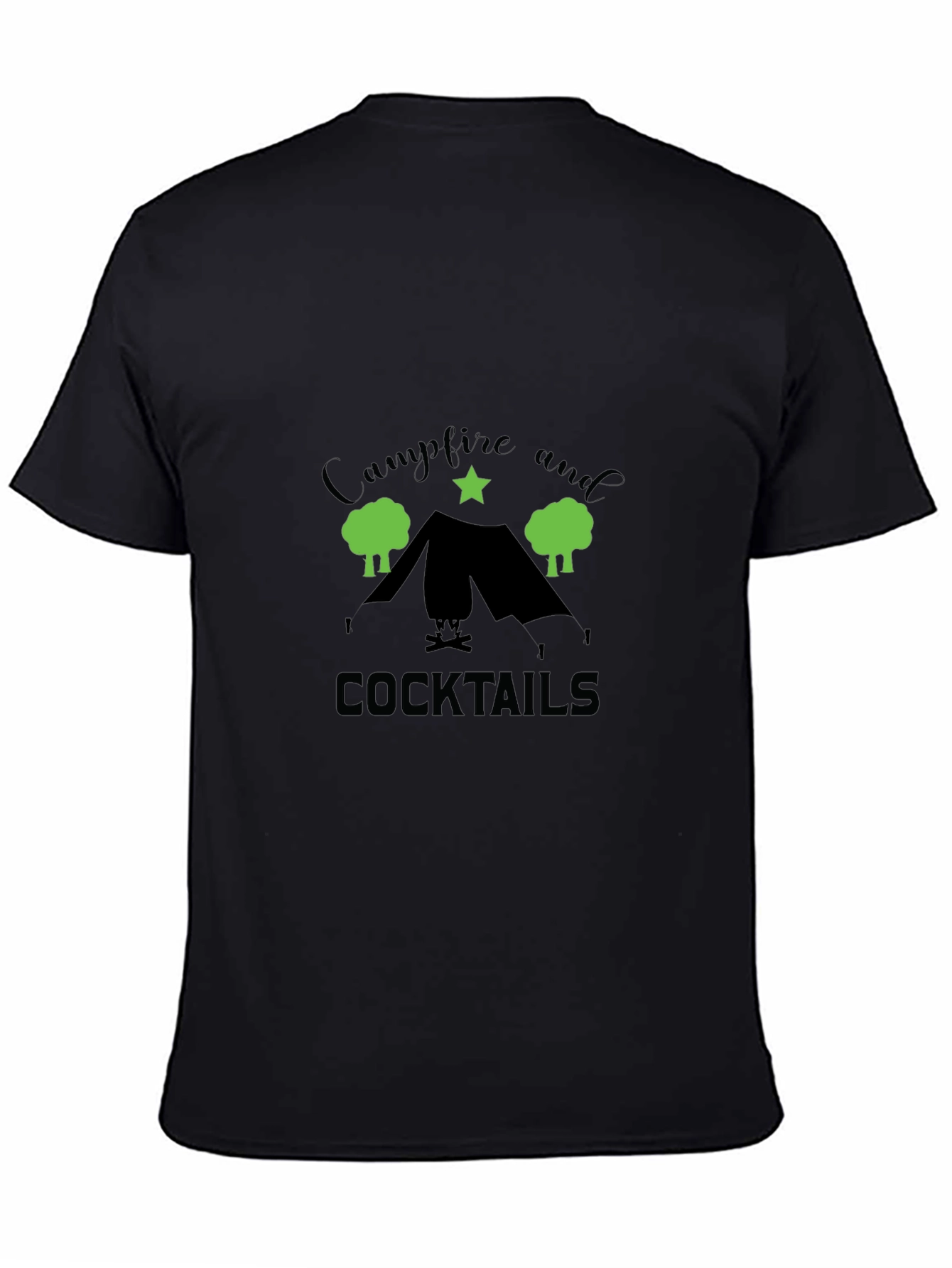 Campfire and Cocktails Graphic T-Shirt